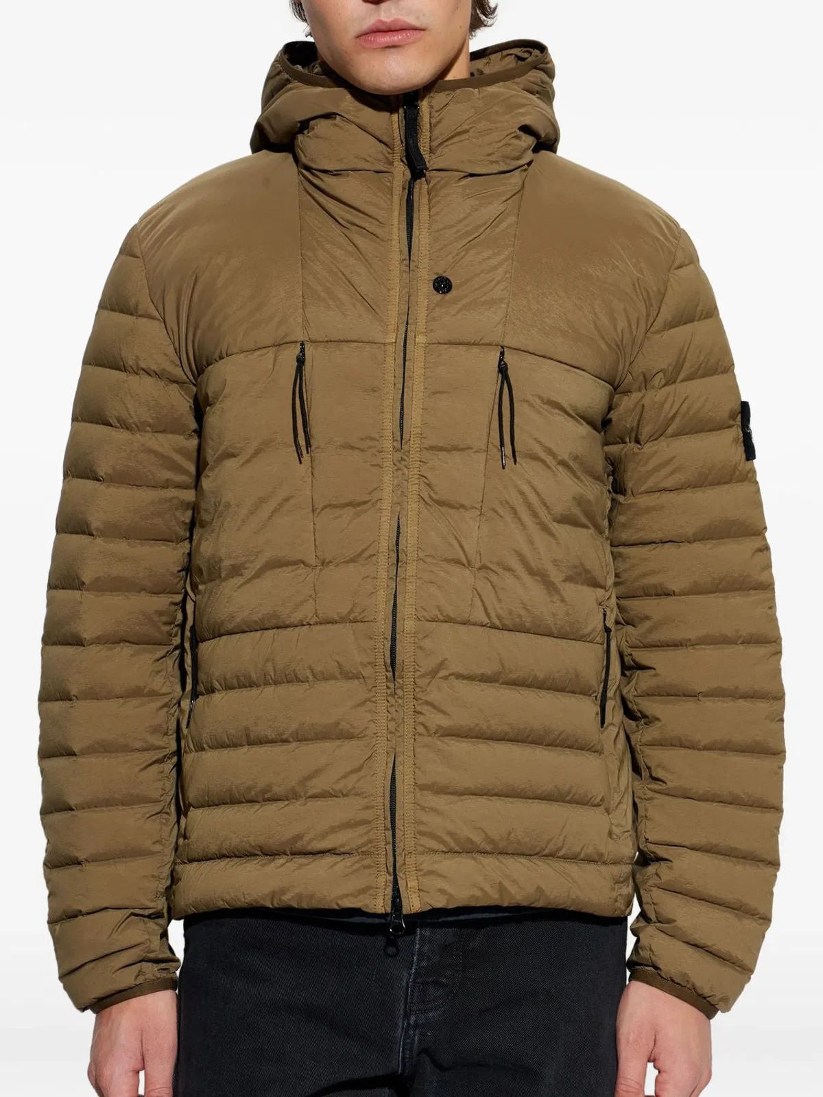 Stone Island Jacket In Brown