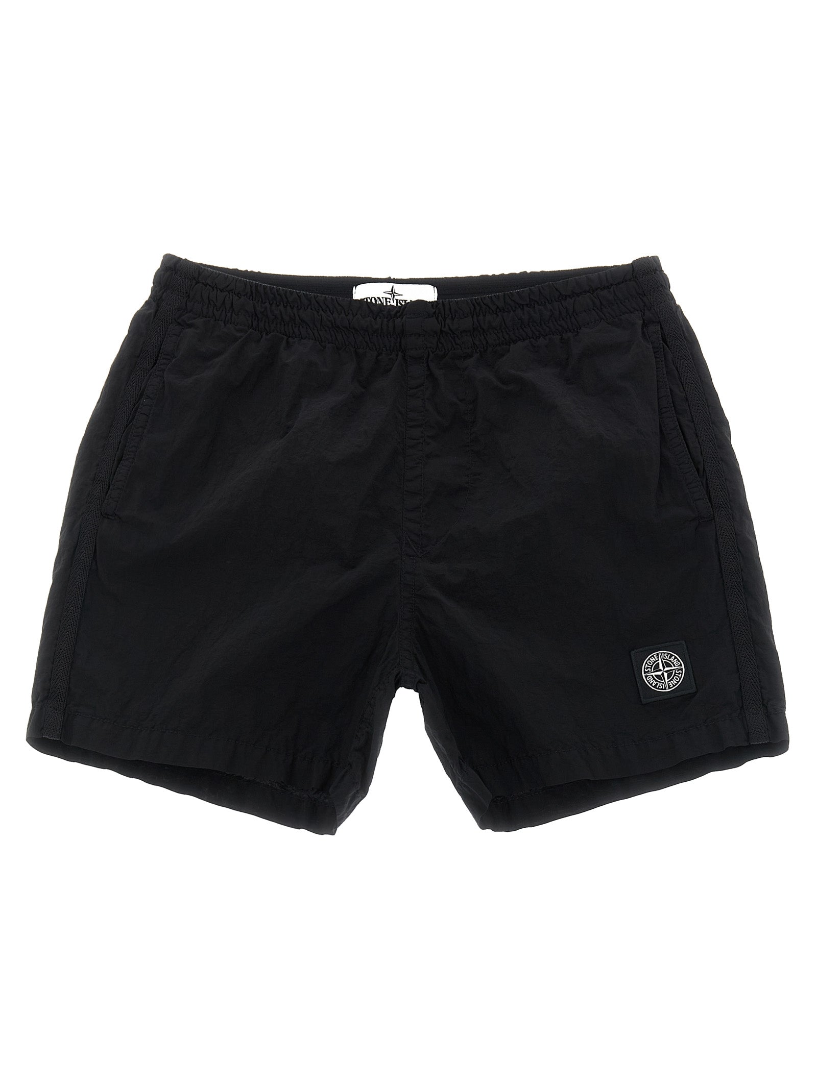Junior 'Compass' Logo Swimsuit
