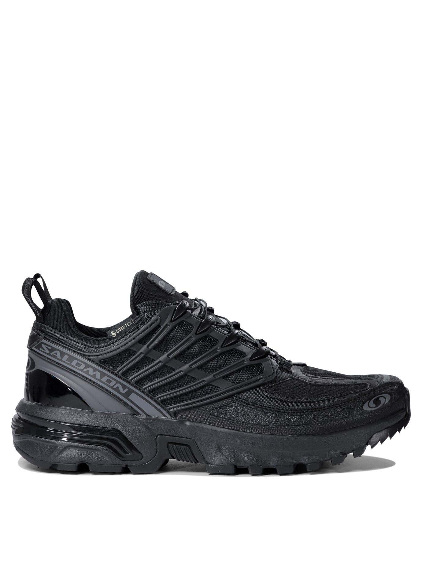 Black Fabric Rubber Sneakers