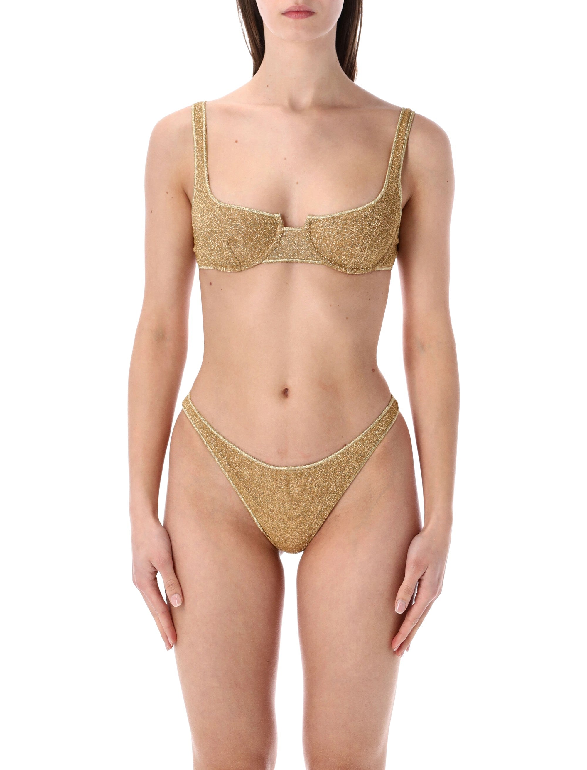 Oséree Swimwear Lumière Lurex Balconette Bikini