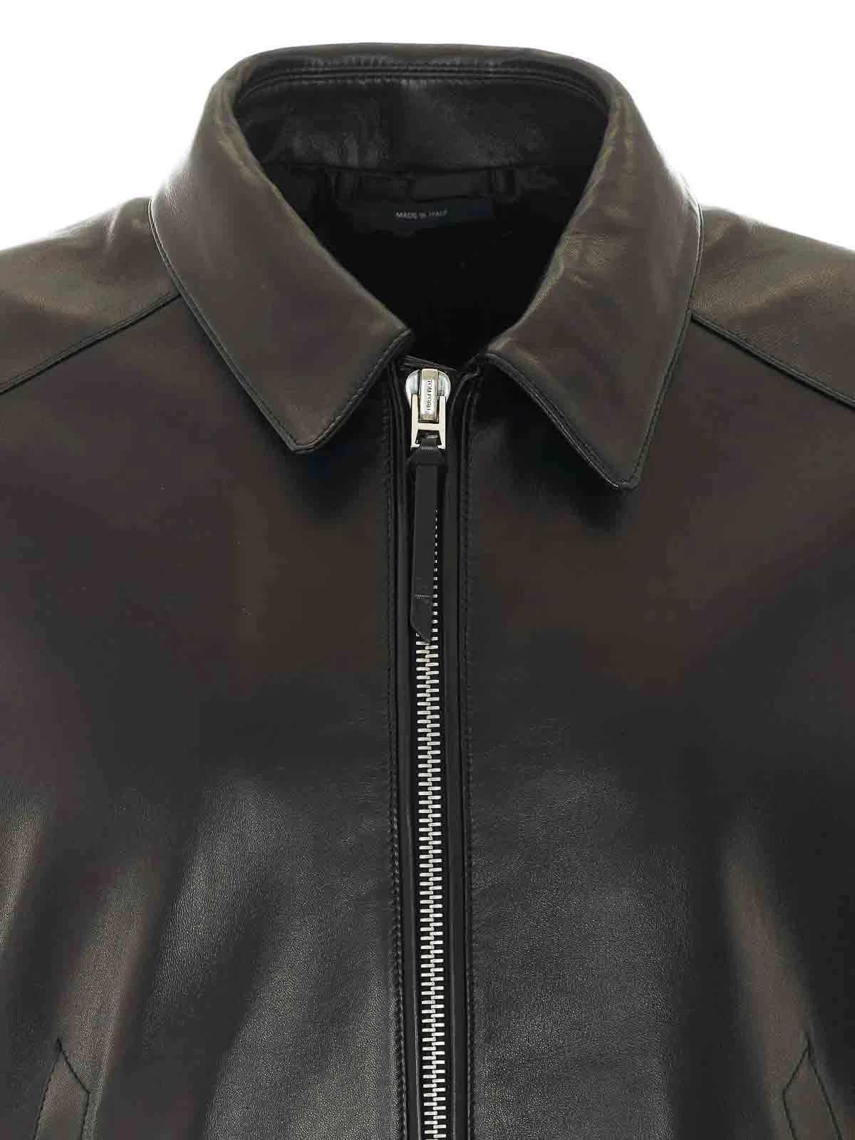 Tom Ford Classic Biker Jacket In Black