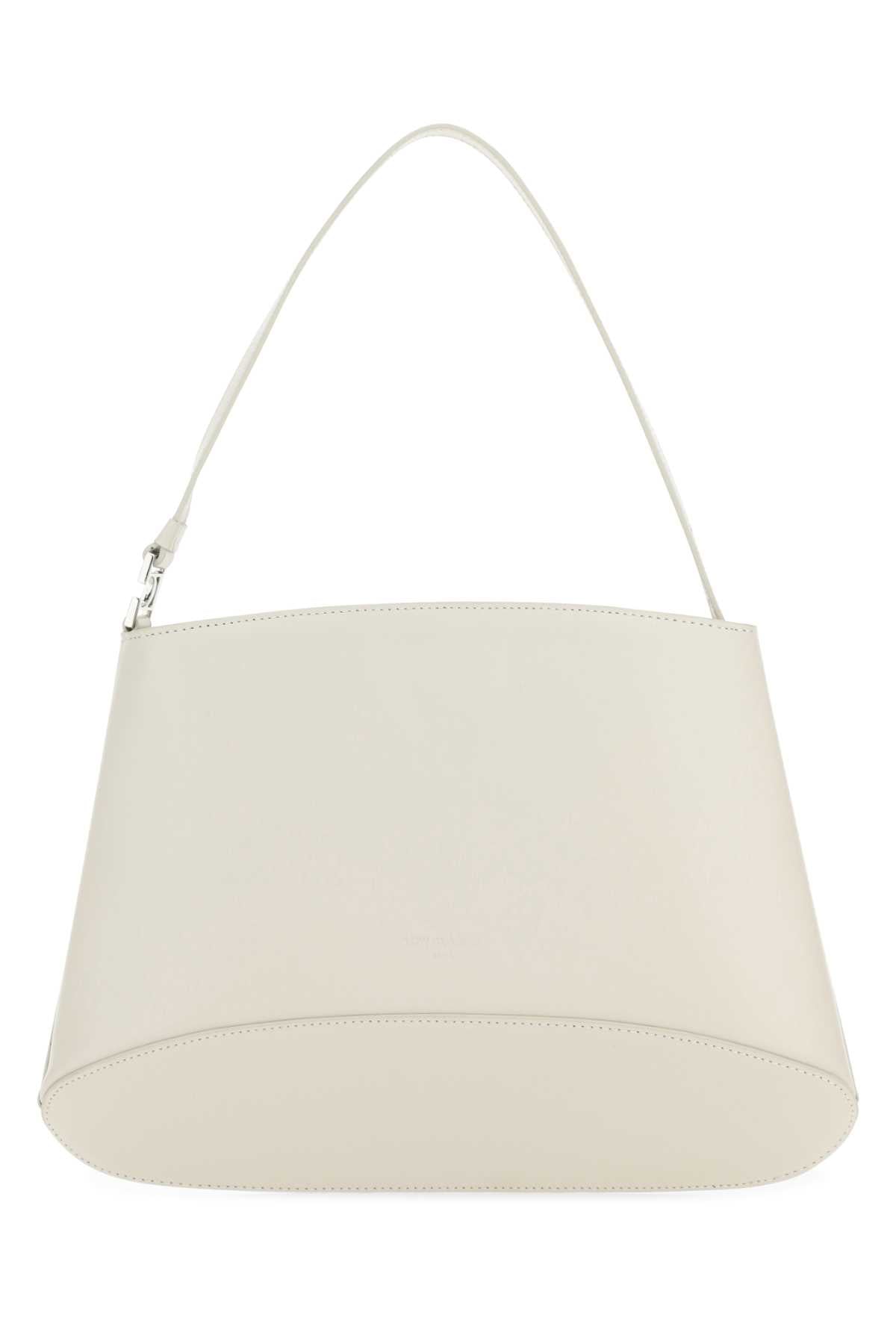 Ivory Leather Handbag