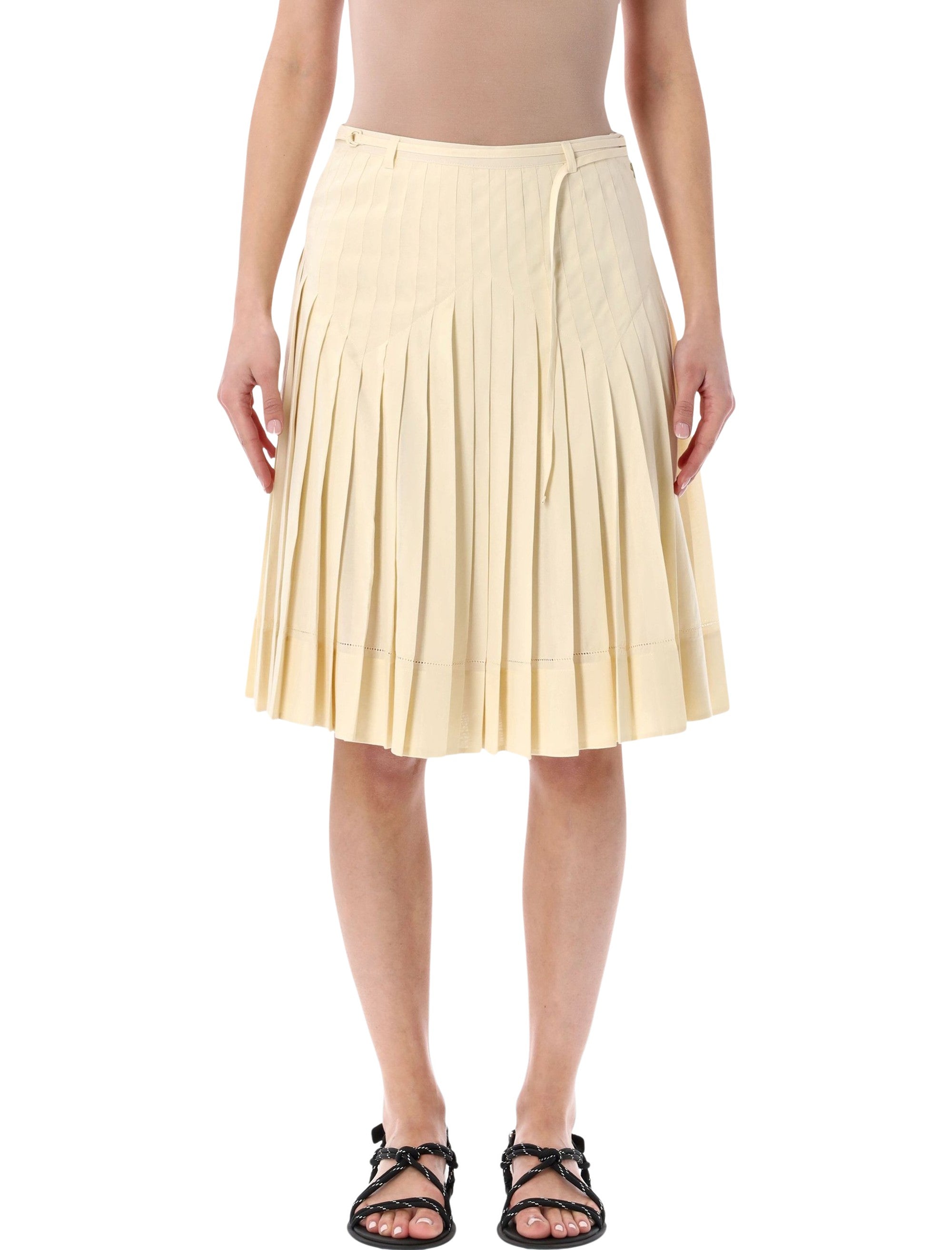 Pleated Mini Skirt
