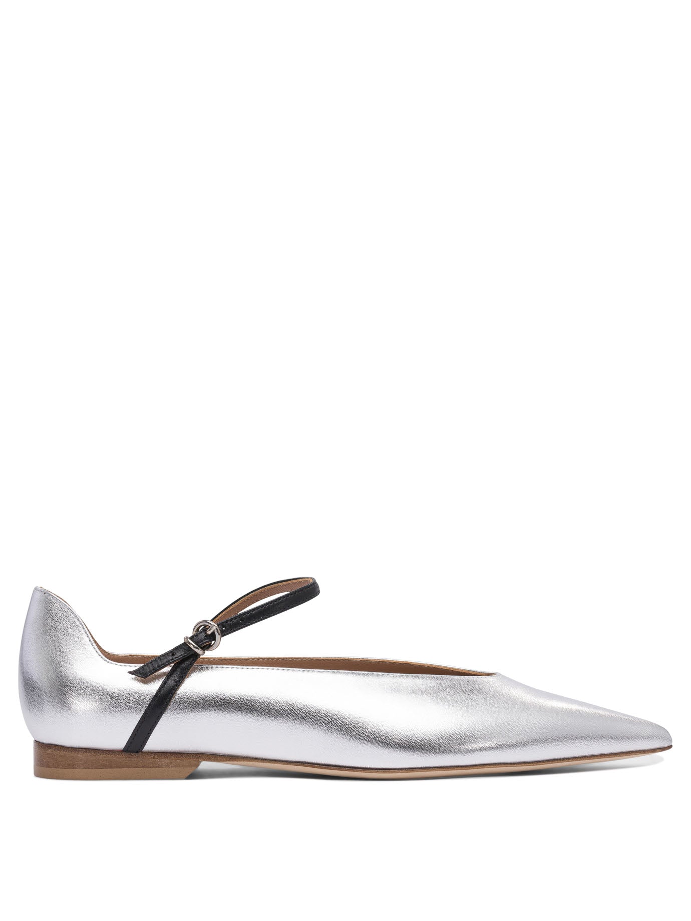 Silver Rubber Ballerinas
