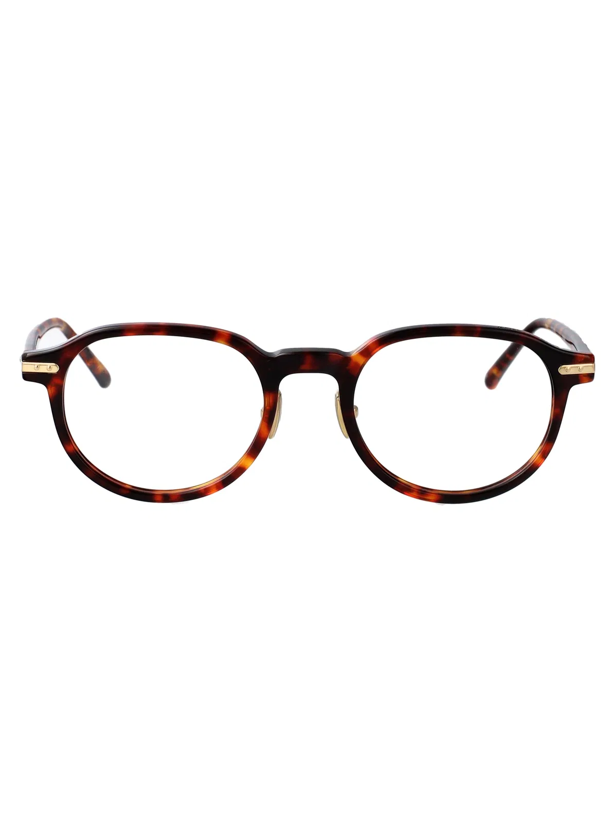 Dark T-Shell/ Light Gold Acetate Glasses