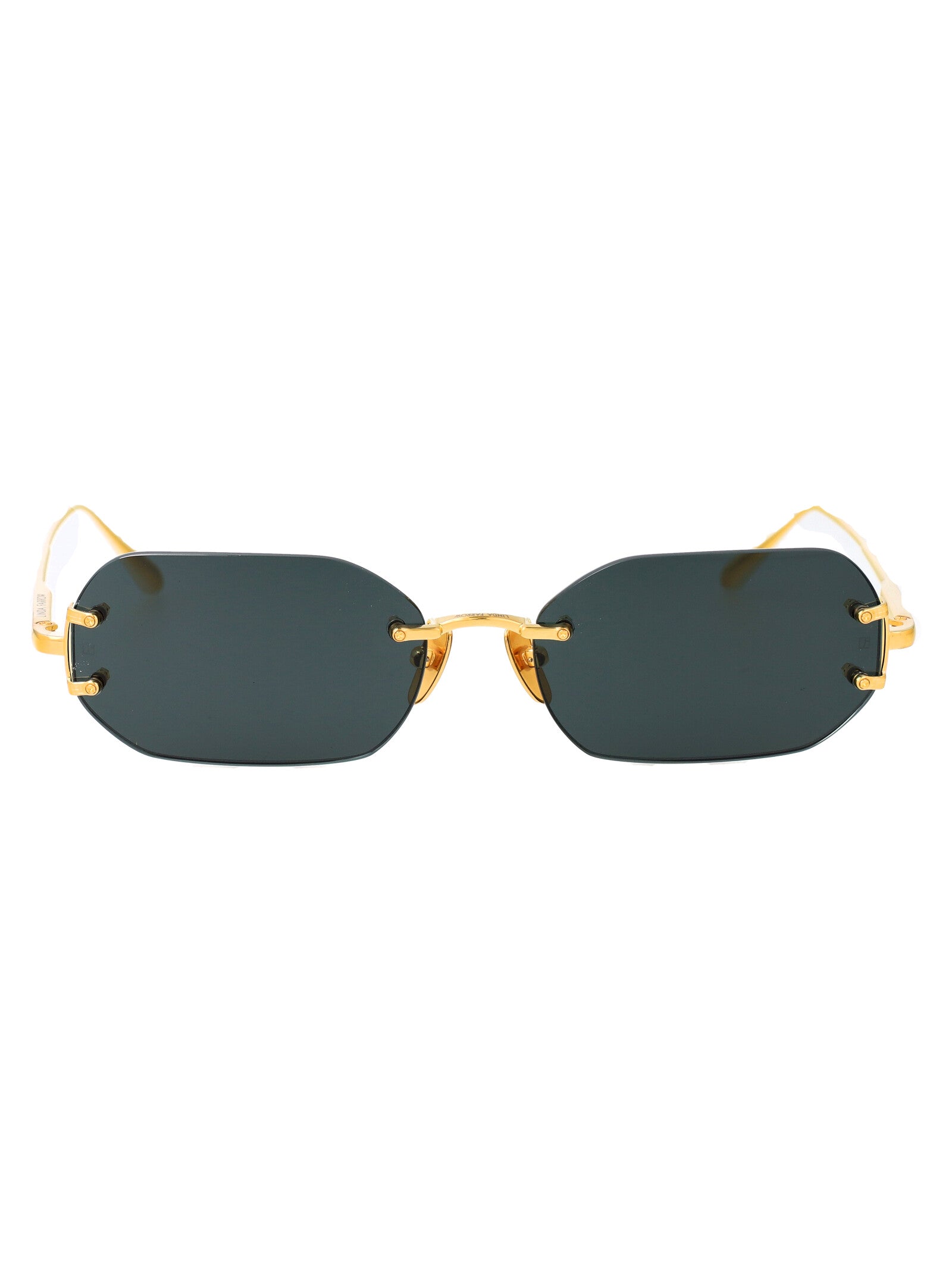 Yellowgold/Deepgreen Titanium Sunglasses