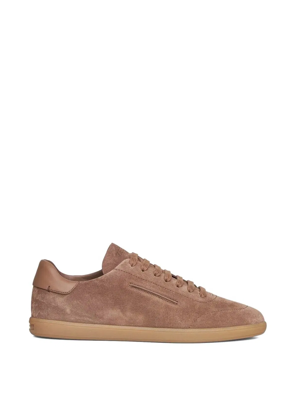 Beige Leather Sneaker