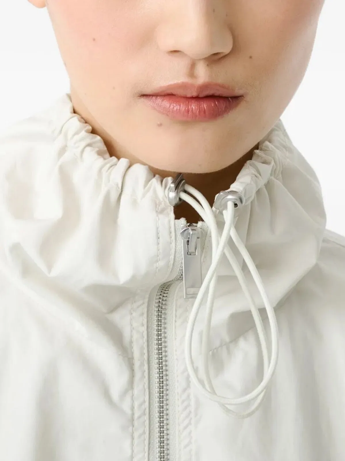 Studio Nicholson "zip Thru" Jacket In White