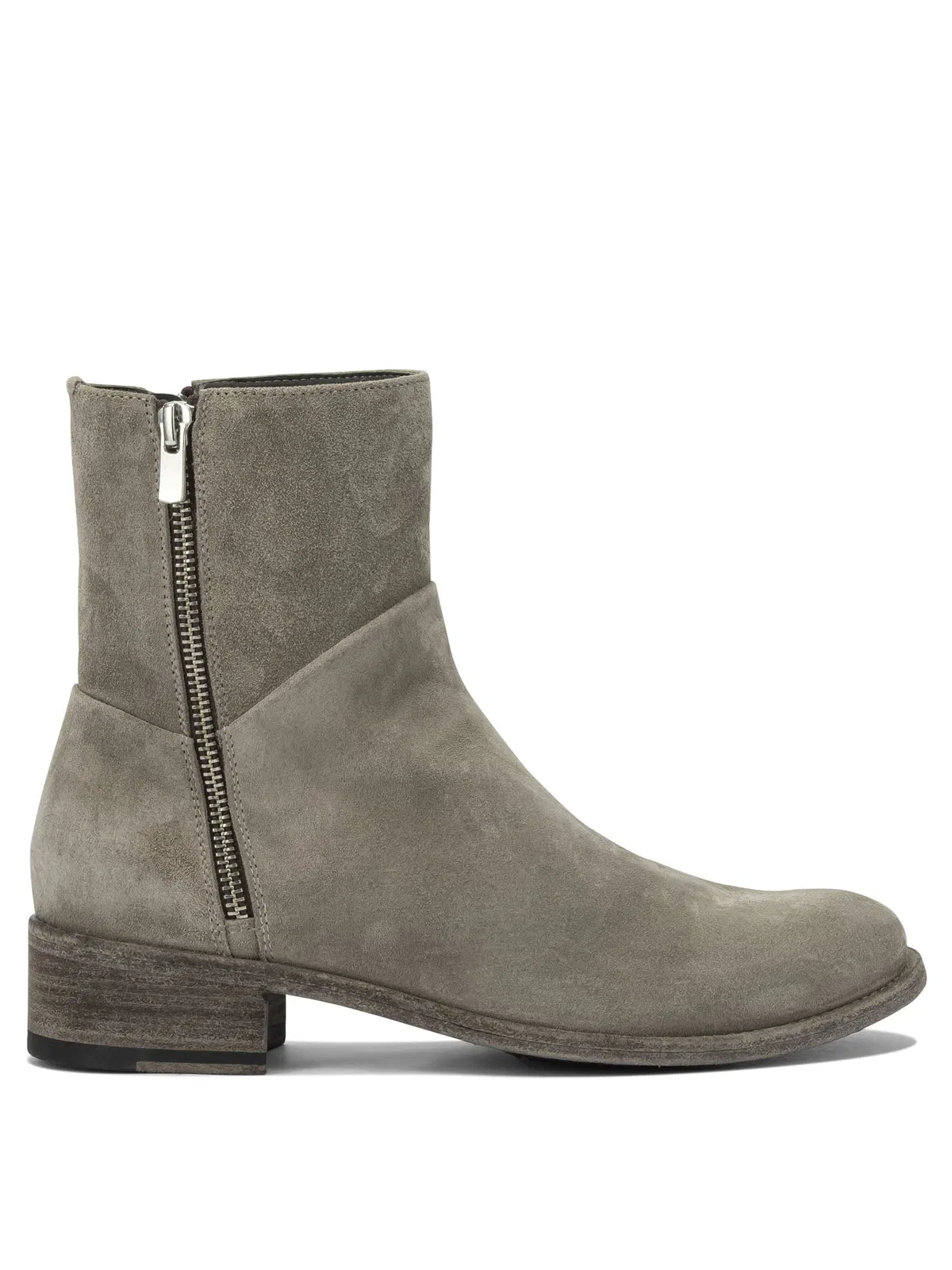 "Lison 066" Zippered Ankle Boots