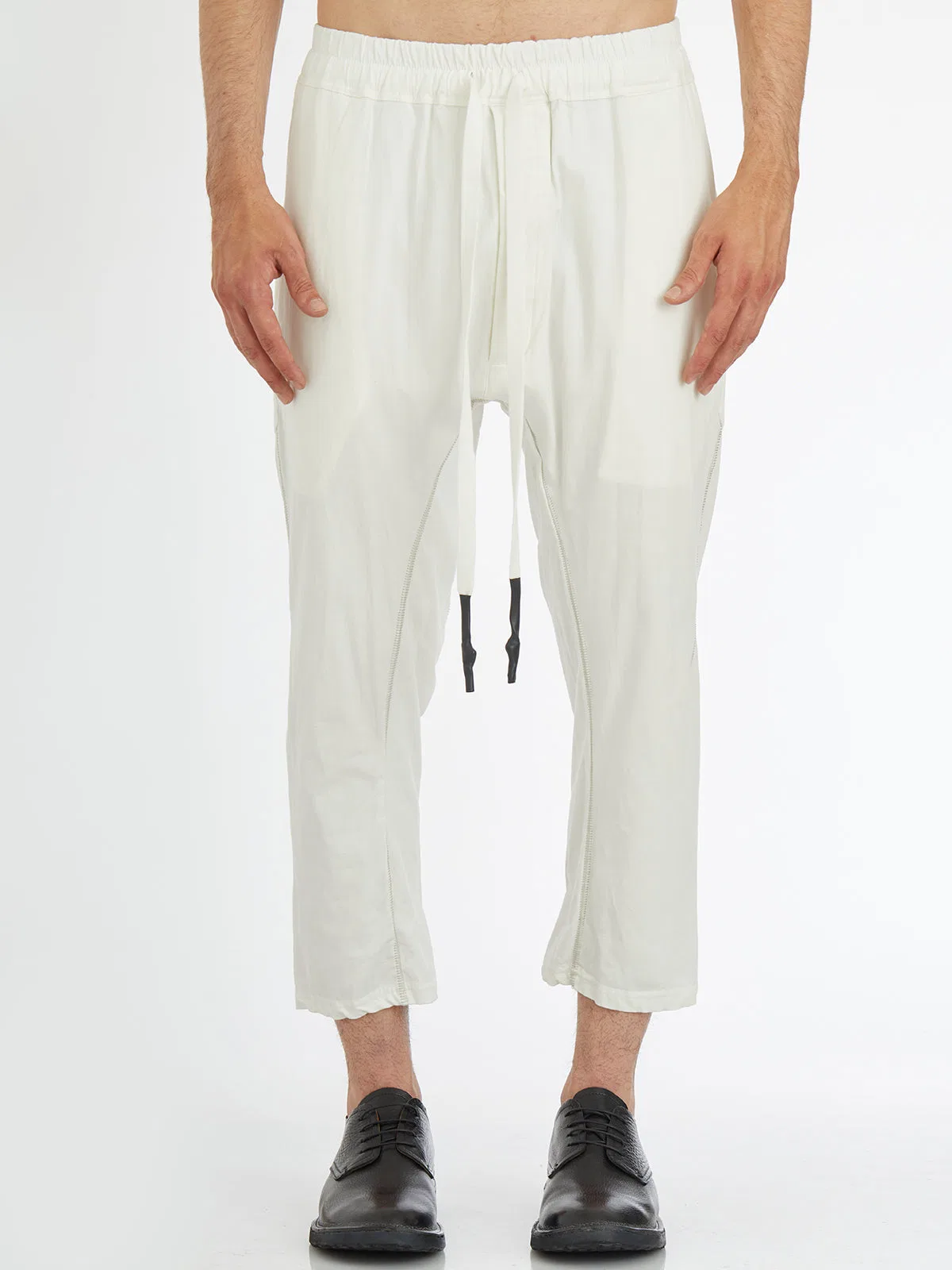 Cropped Cotton Pants
