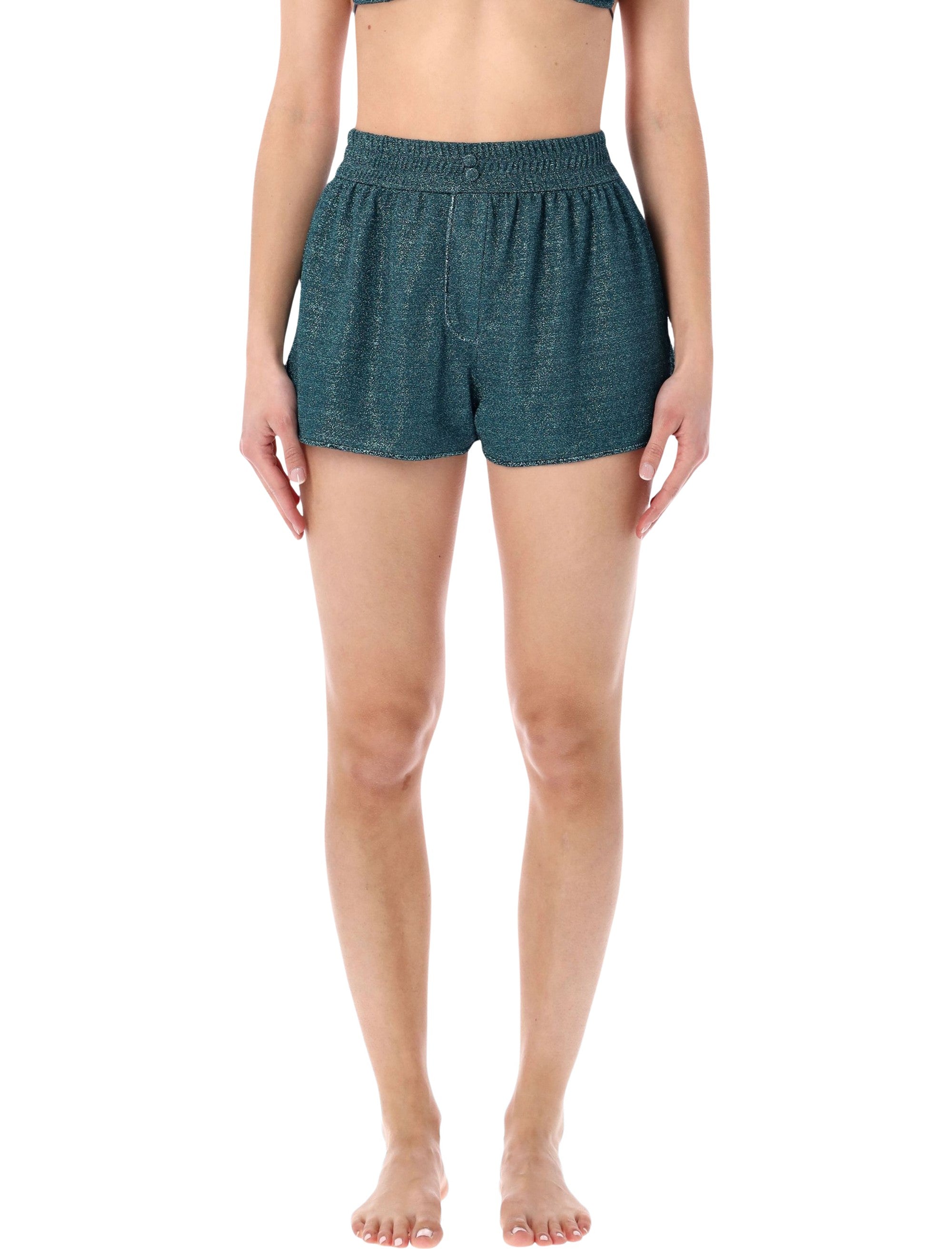 Oséree Swimwear Lumière Lurex Shorts