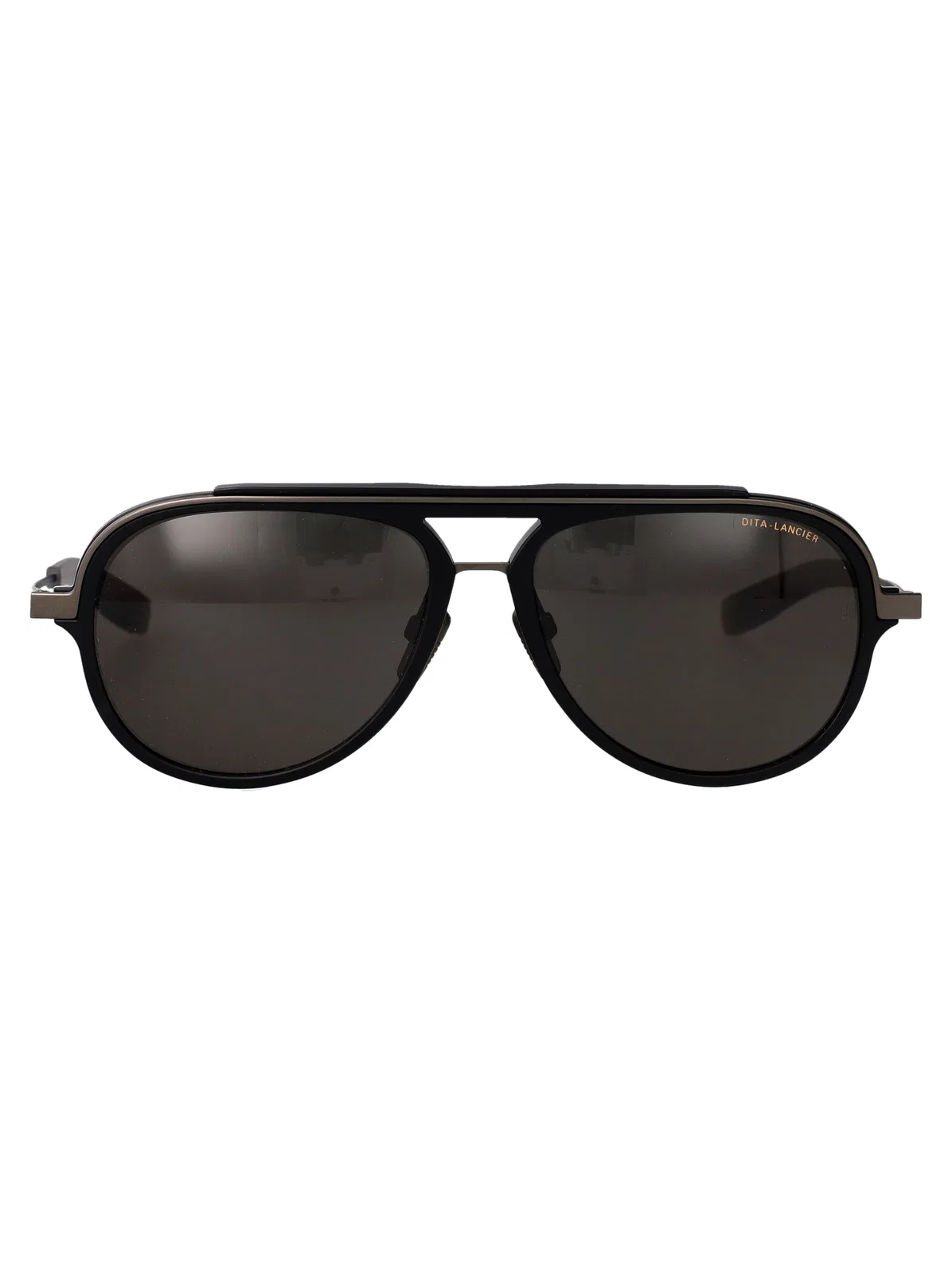 Matte Black Metal Sunglasses