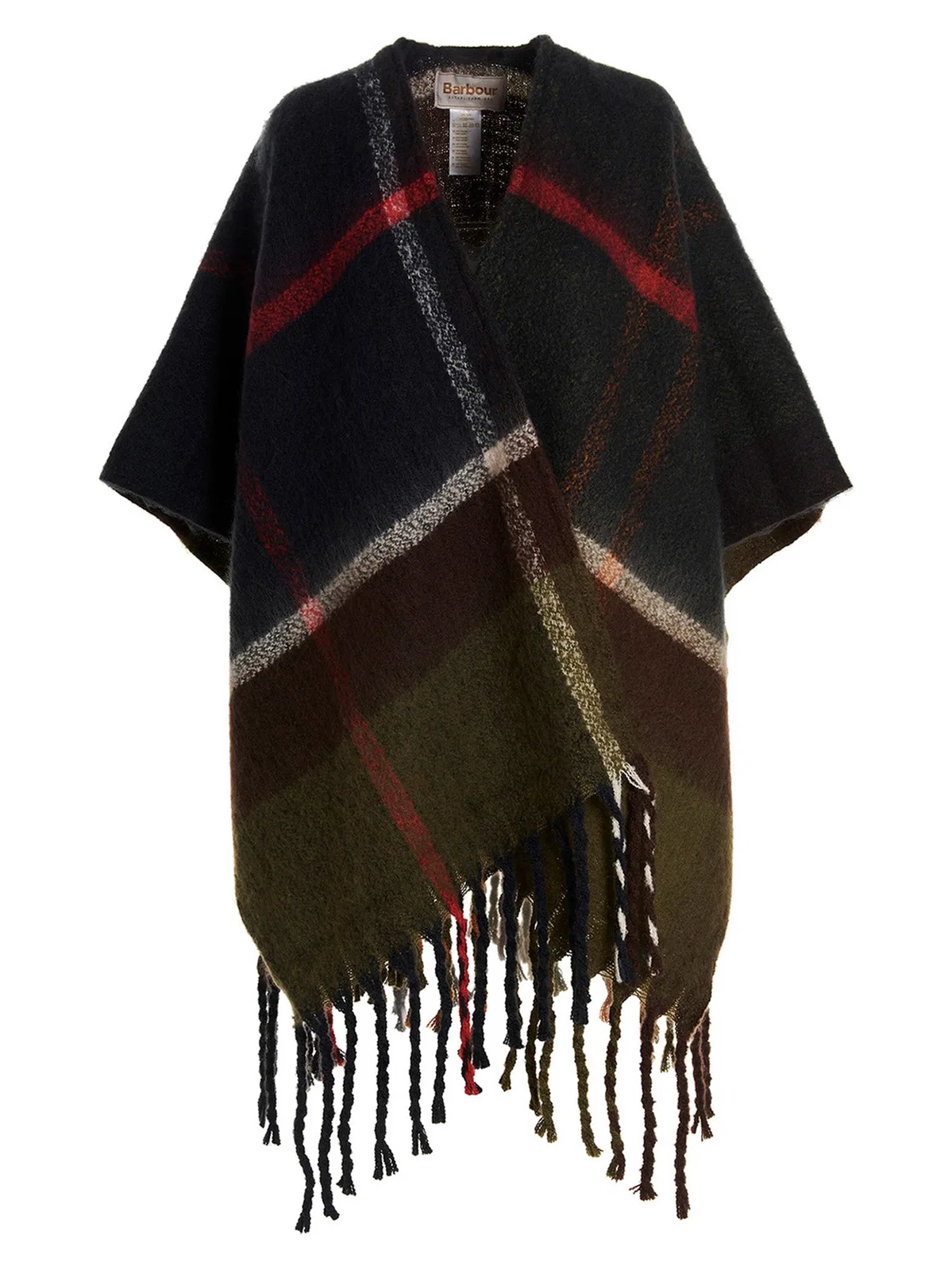 Barbour 'isla Boucle Serape' Cape In Multicolor