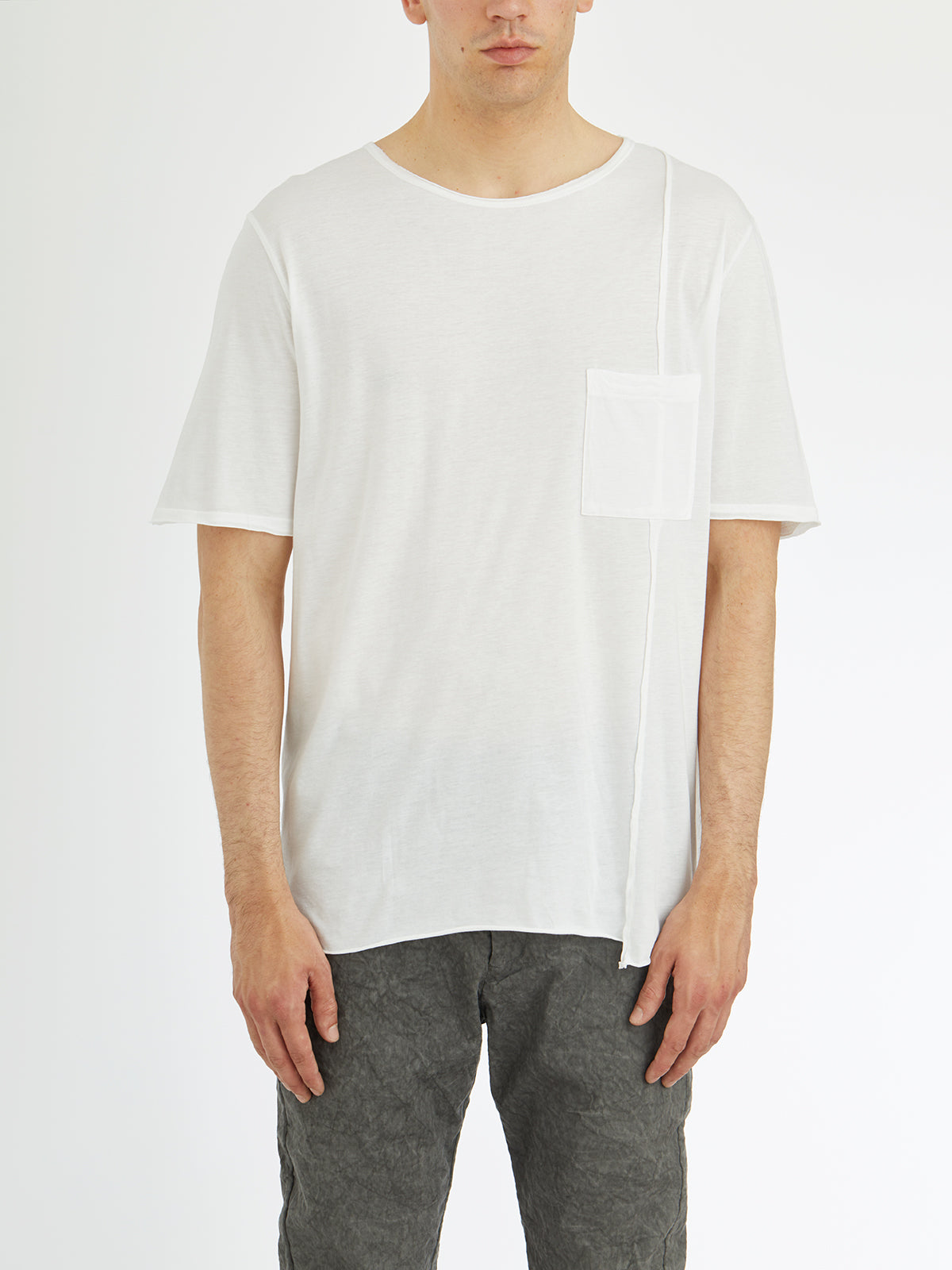 Cotton T-Shirt With Pocket