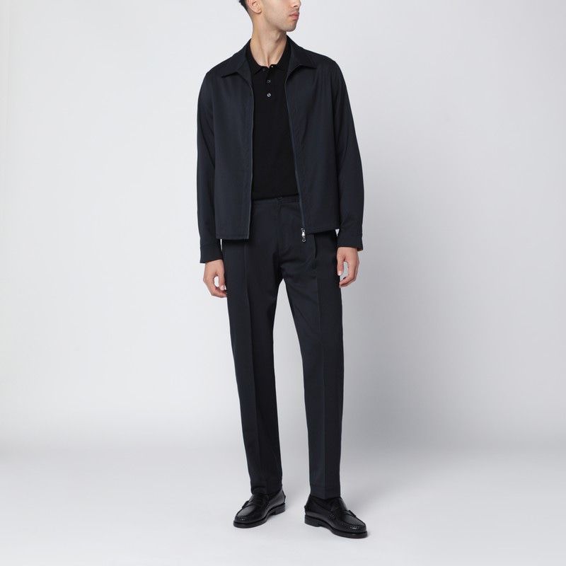 Blue Woolblend Suit