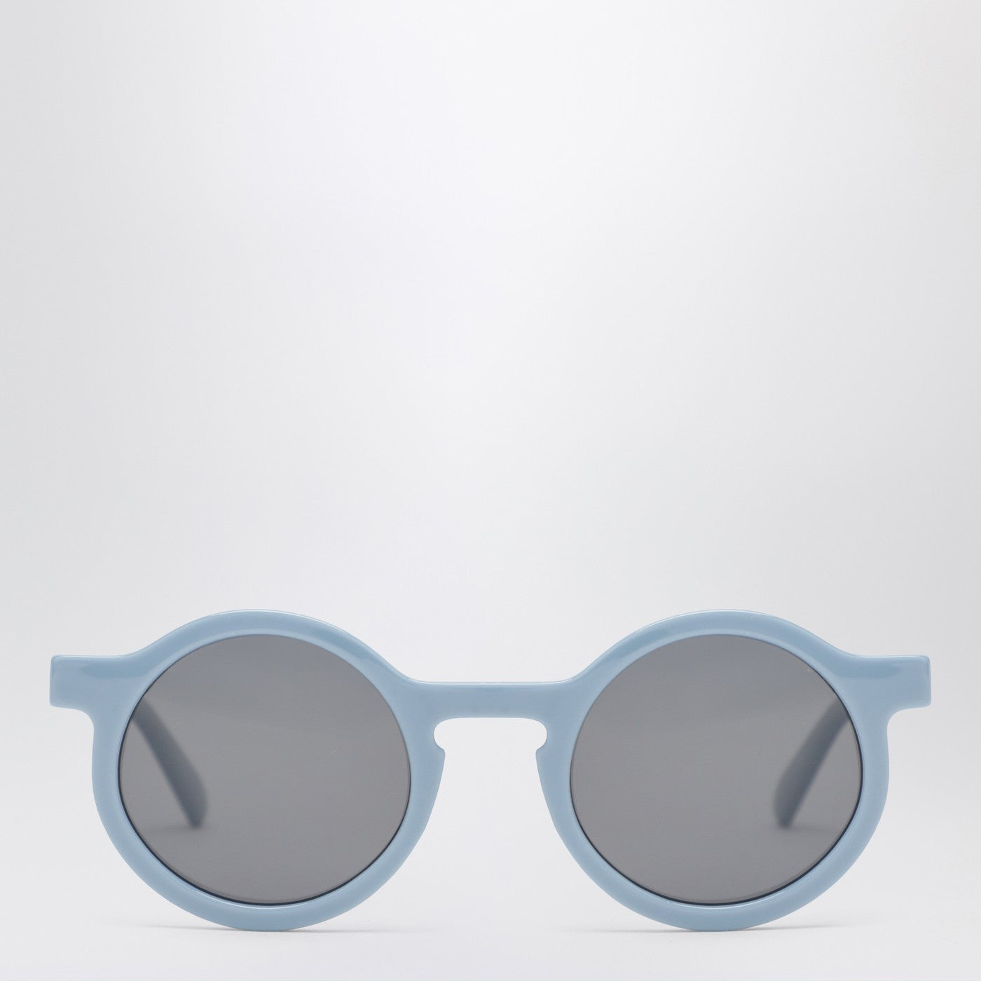Light Blue Darla Round Sunglasses