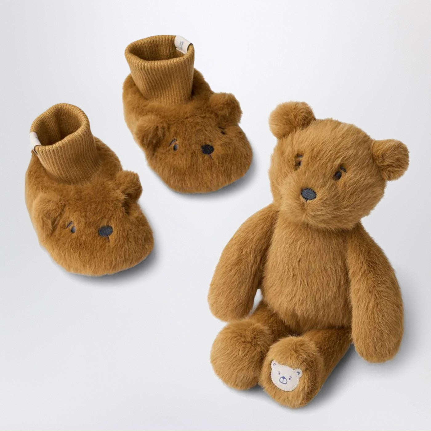 Beth Bear Slipper And Plush Set