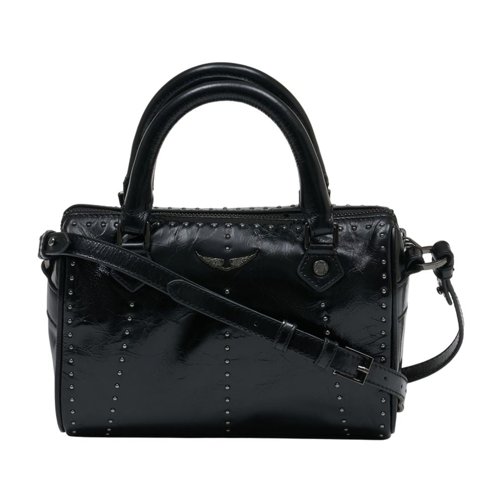 Zadig&Voltaire Xs Sunny Black Bag With Silver Studs