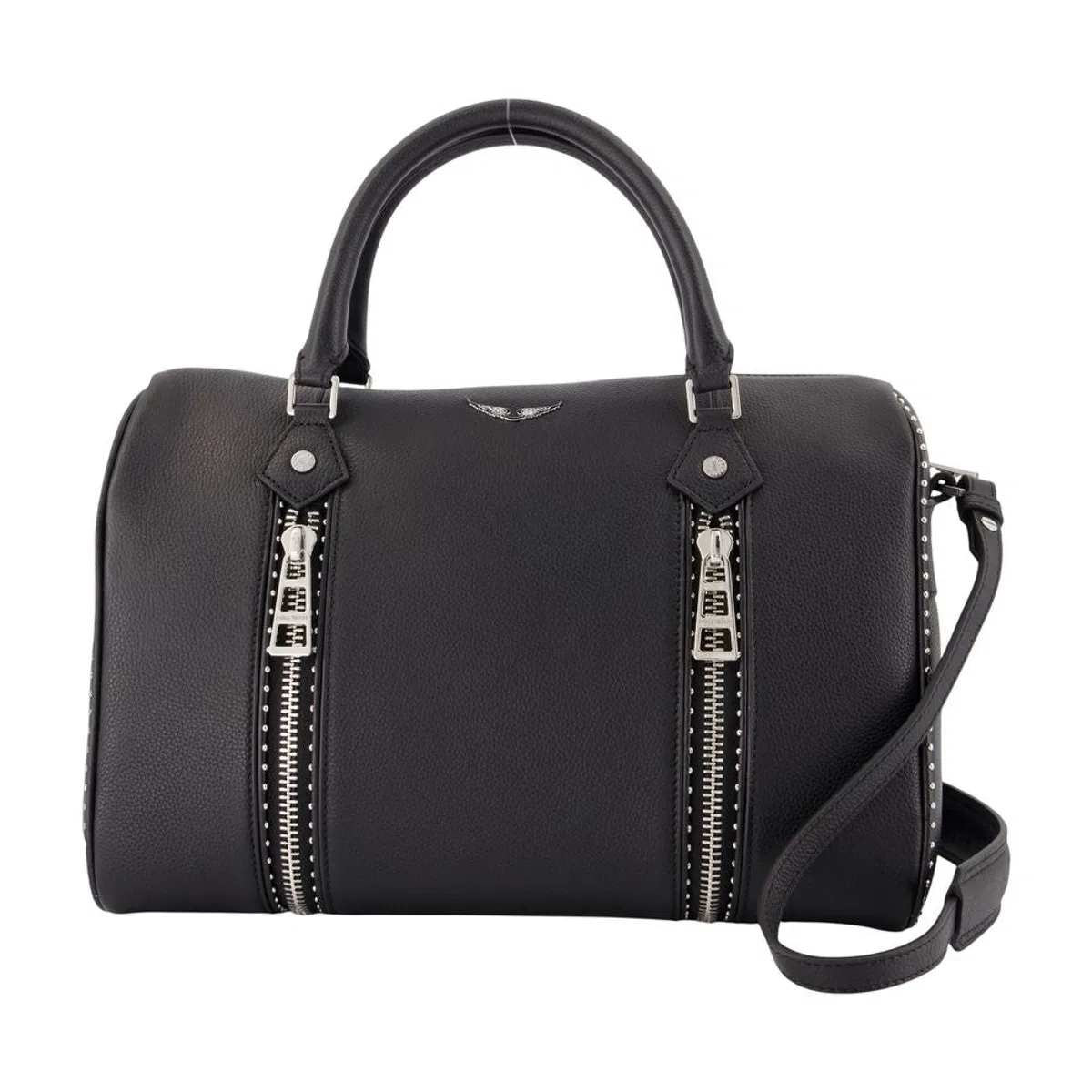 Zadig&Voltaire Sunny Medium Studs Bag -  - Leather - Black