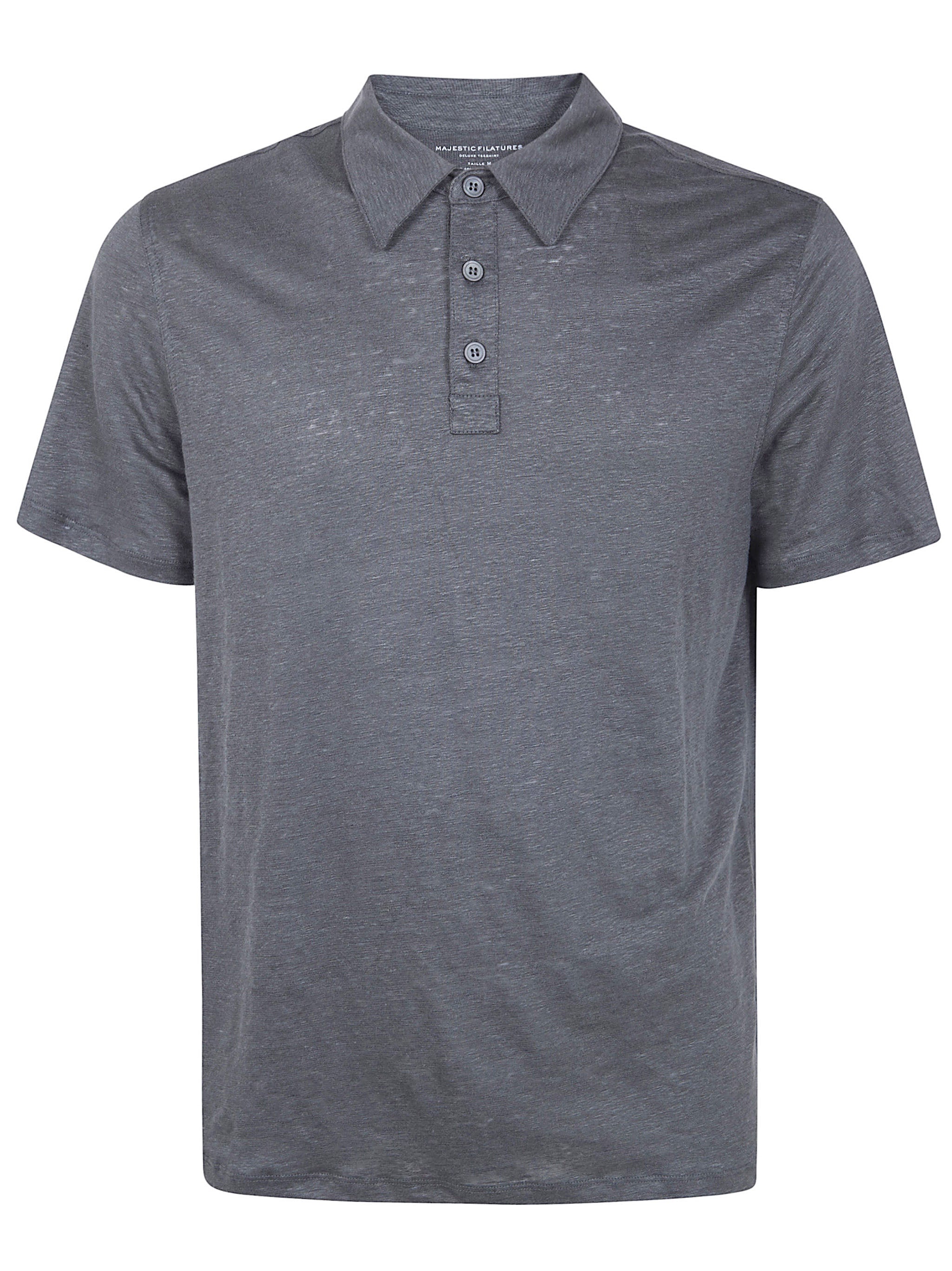 Linen Short Sleeves Polo Shirt