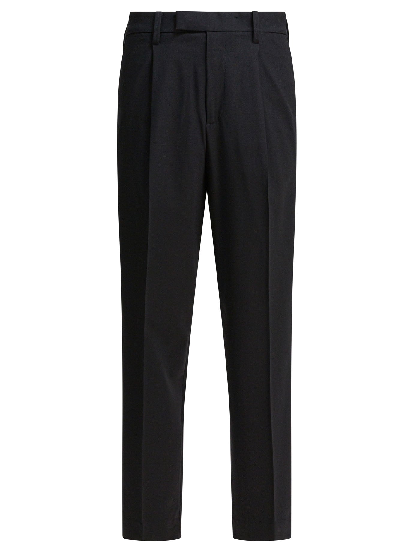 Black Elastane Trousers