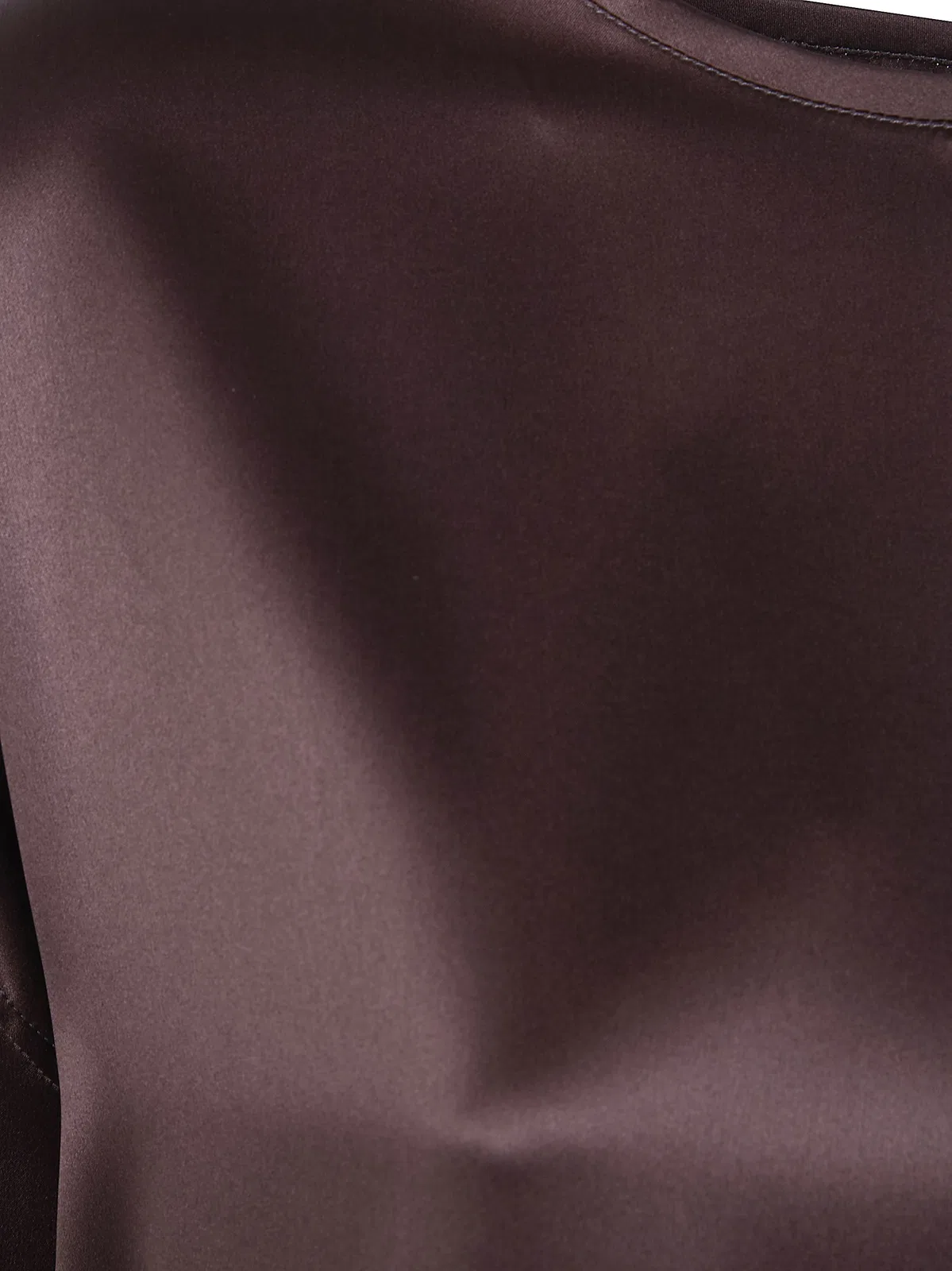 Brunello Cucinelli Short Sleeves Blouse In Brown