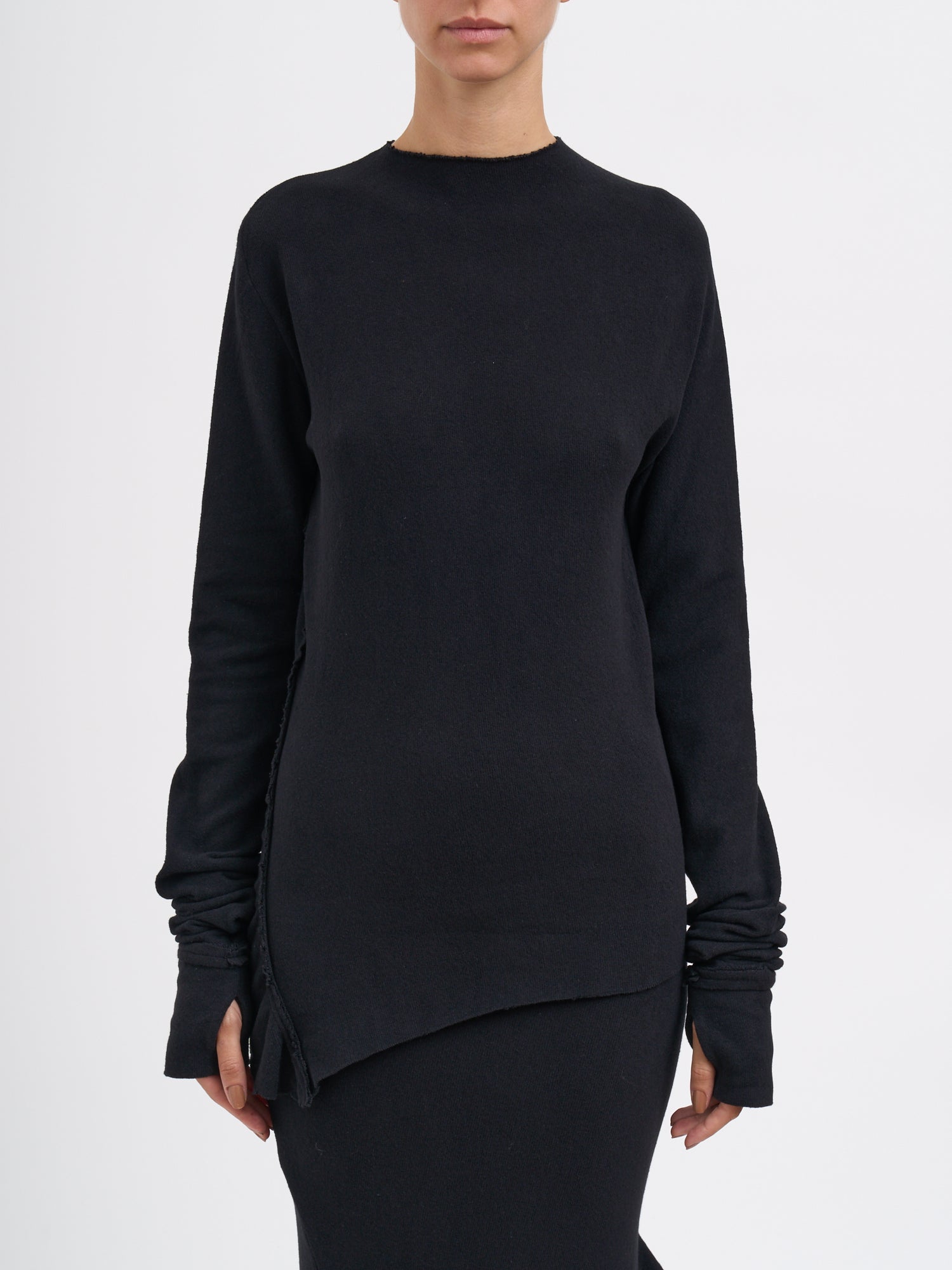 Stretch Cotton Sweater