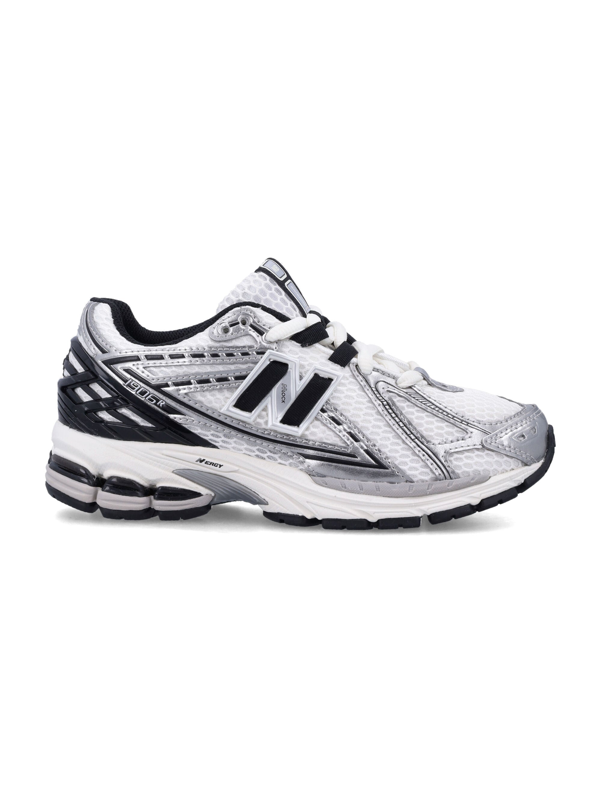 1906R White And Silver Sneakers