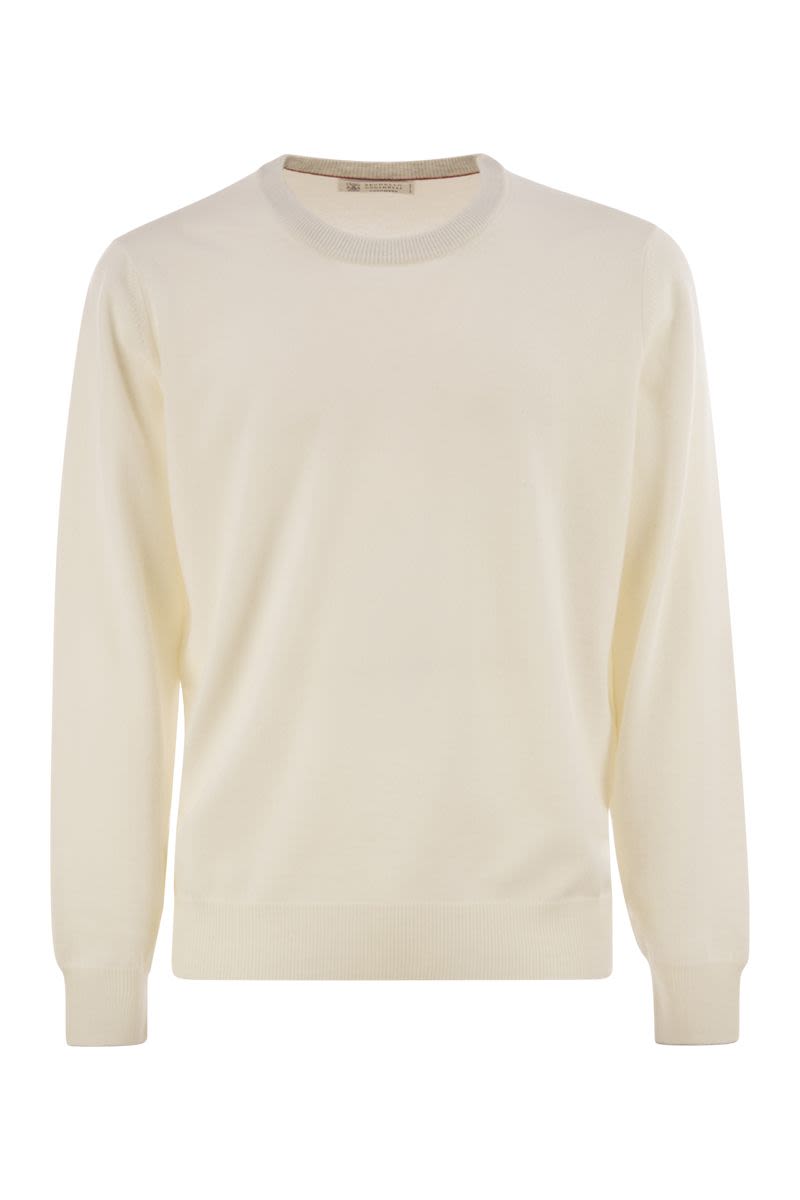 Pure Cashmere Crew-Neck Sweater