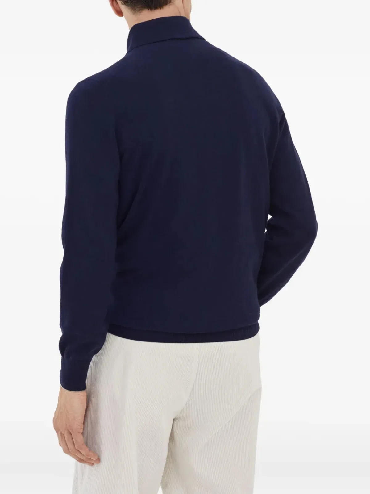 Brunello Cucinelli Polo Bottom ml In Blue