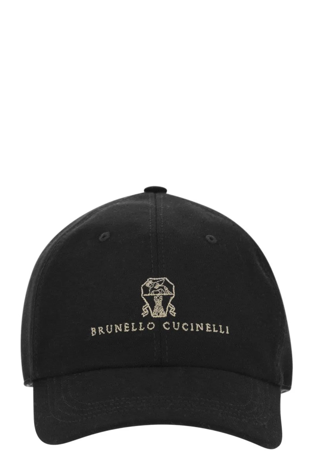 Baseball Cap In Garment-Dyed Twisted Cotton Gabardine With Embroidered Logo