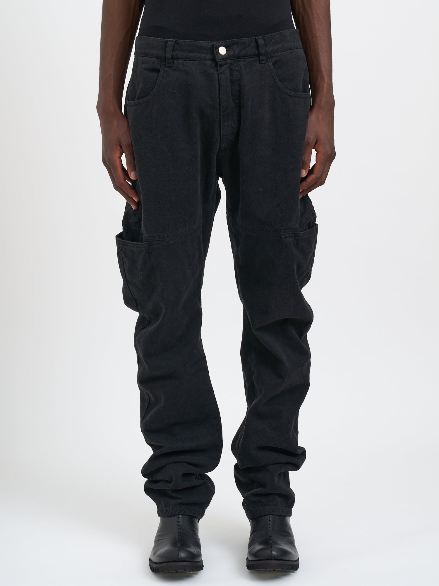 Denim Pocket Trousers