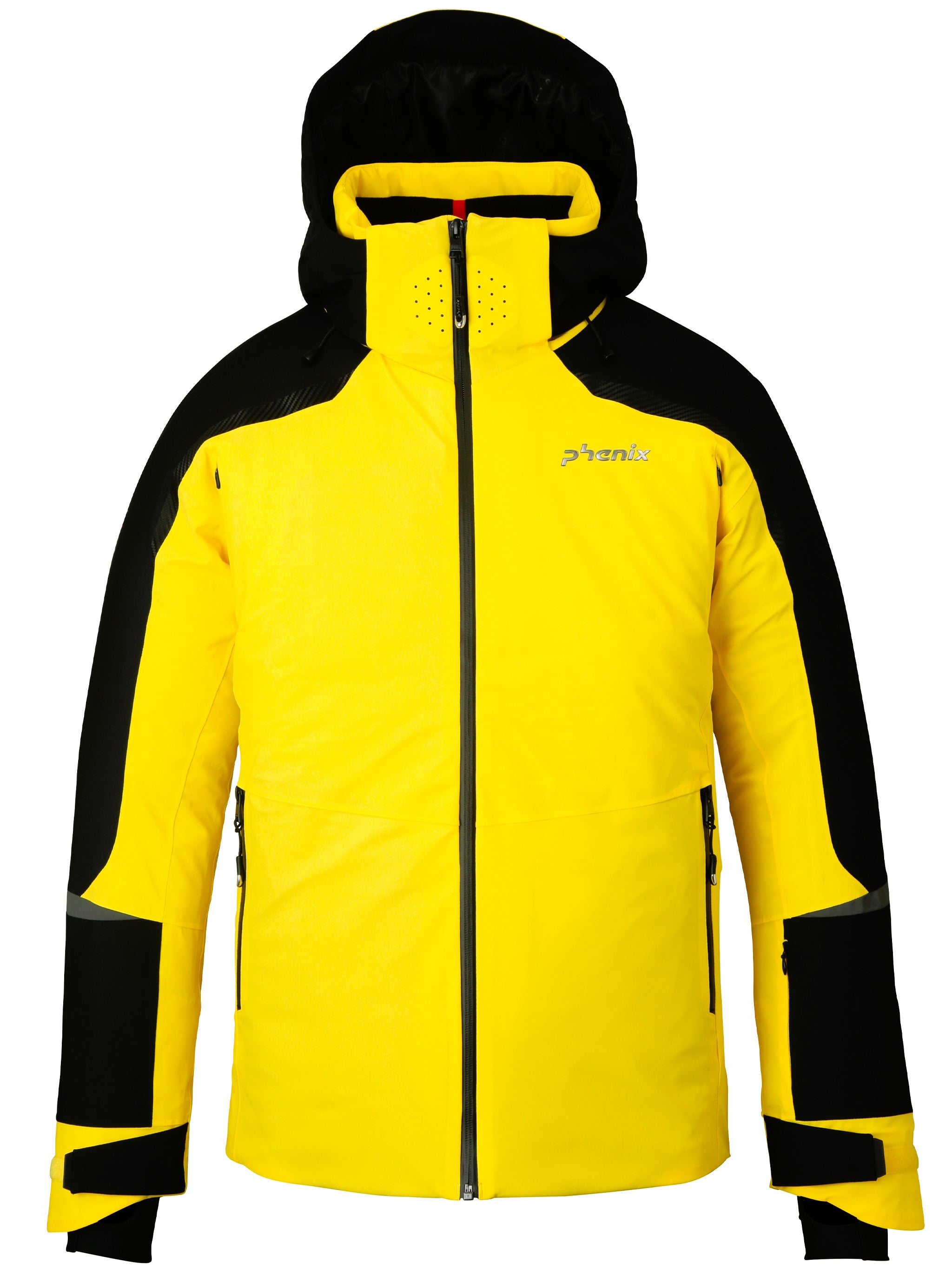 Streamlined Yellow Nylon Ski Jacket