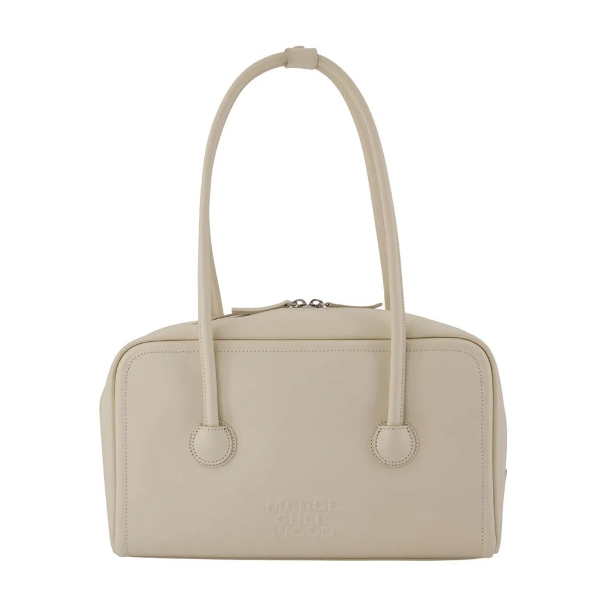Soft Boston Shoulder Bag – – Leather – Beige