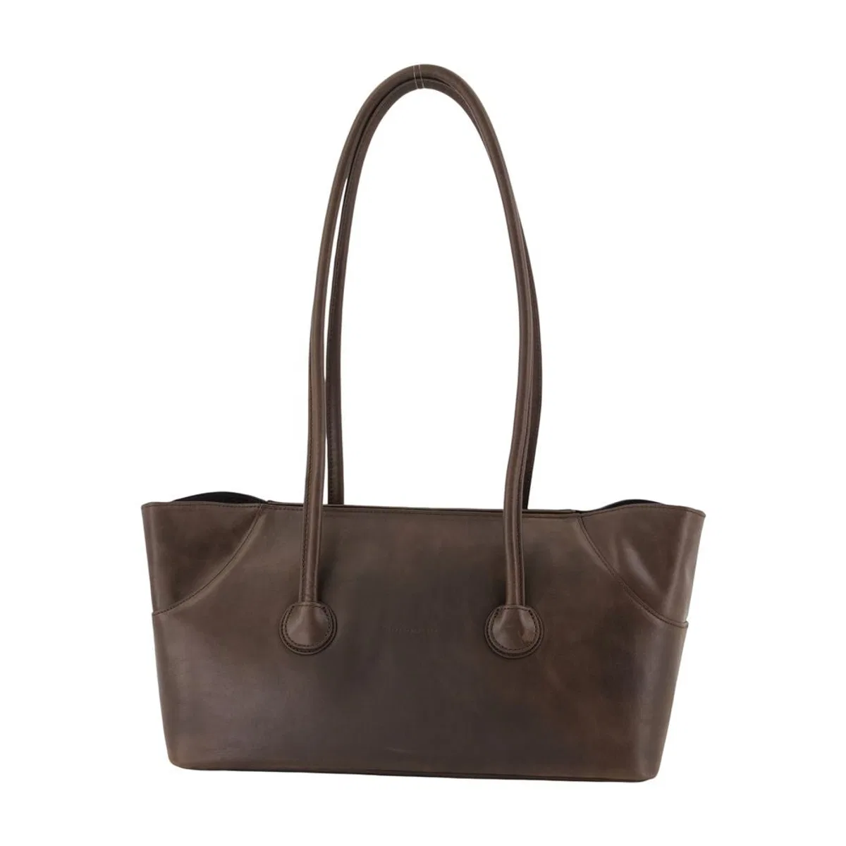 Boat Large Shoulder Bag - - Leather - Brown