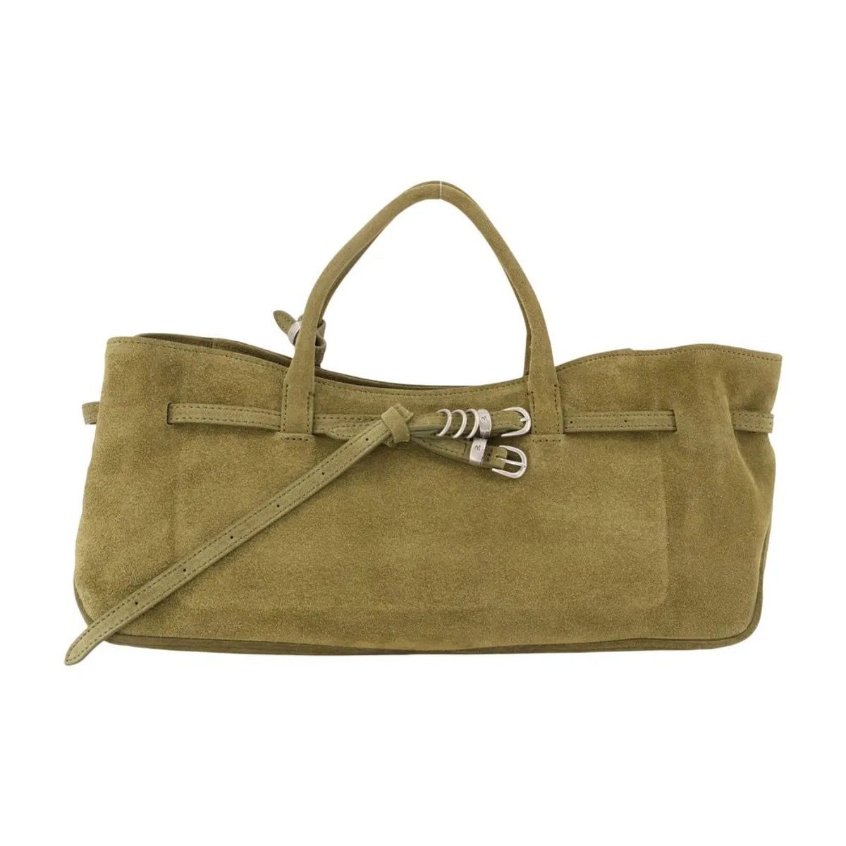 Grandma Used Bag - - Leather - Khaki