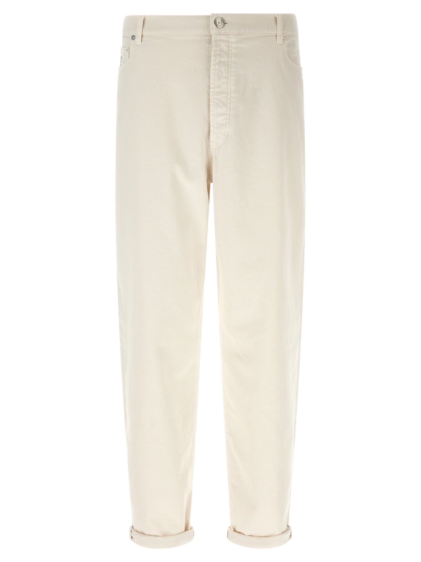 Garment-Dyed Denim Jeans