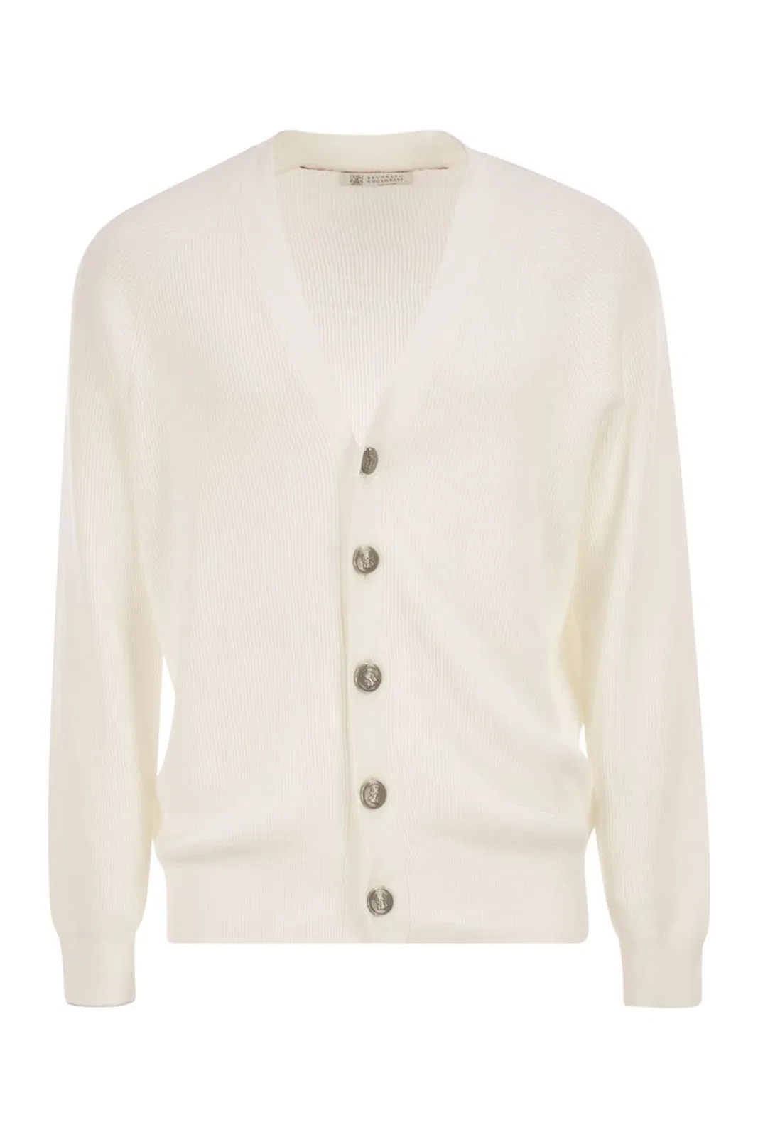 Brunello Cucinelli English Coast Cotton Cardigan With Raglan Sleeves