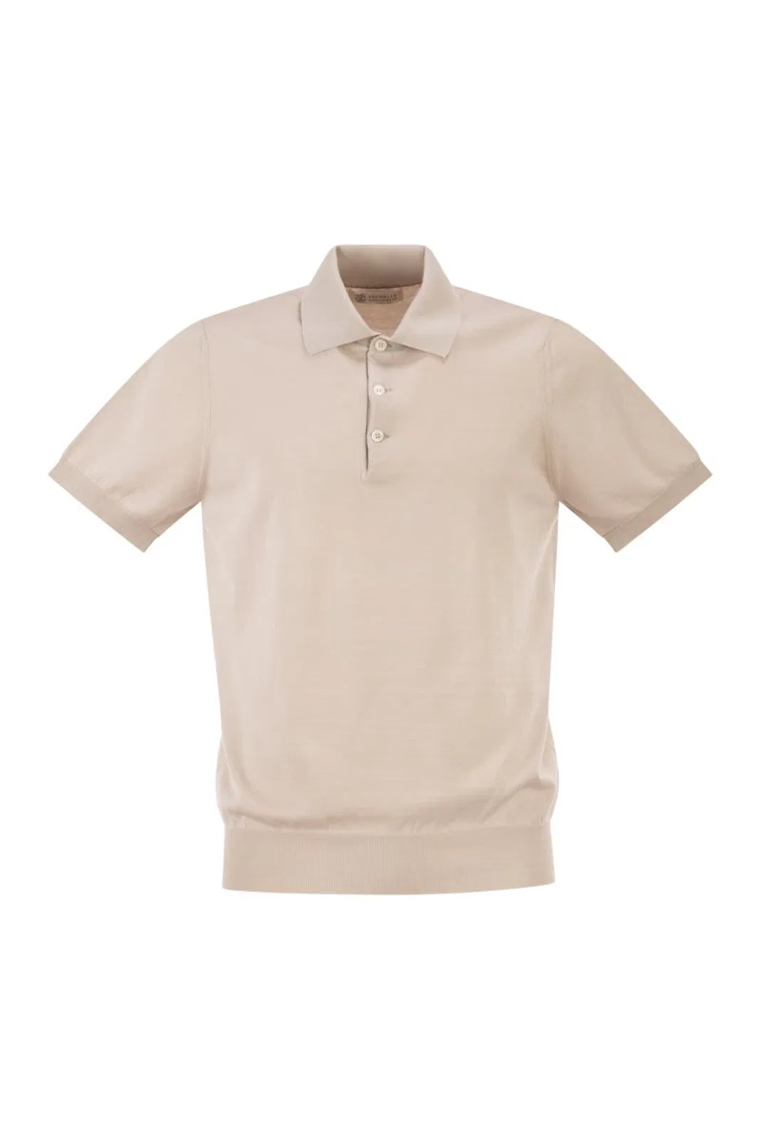 Lightweight Cotton Knit Polo Shirt