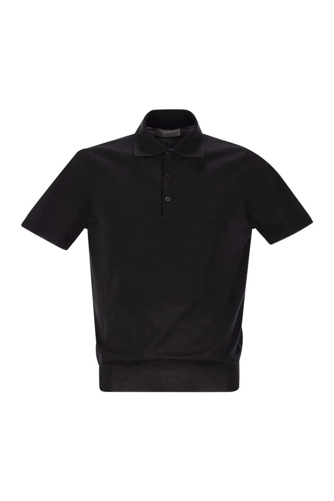 Lightweight Cotton Knit Polo Shirt