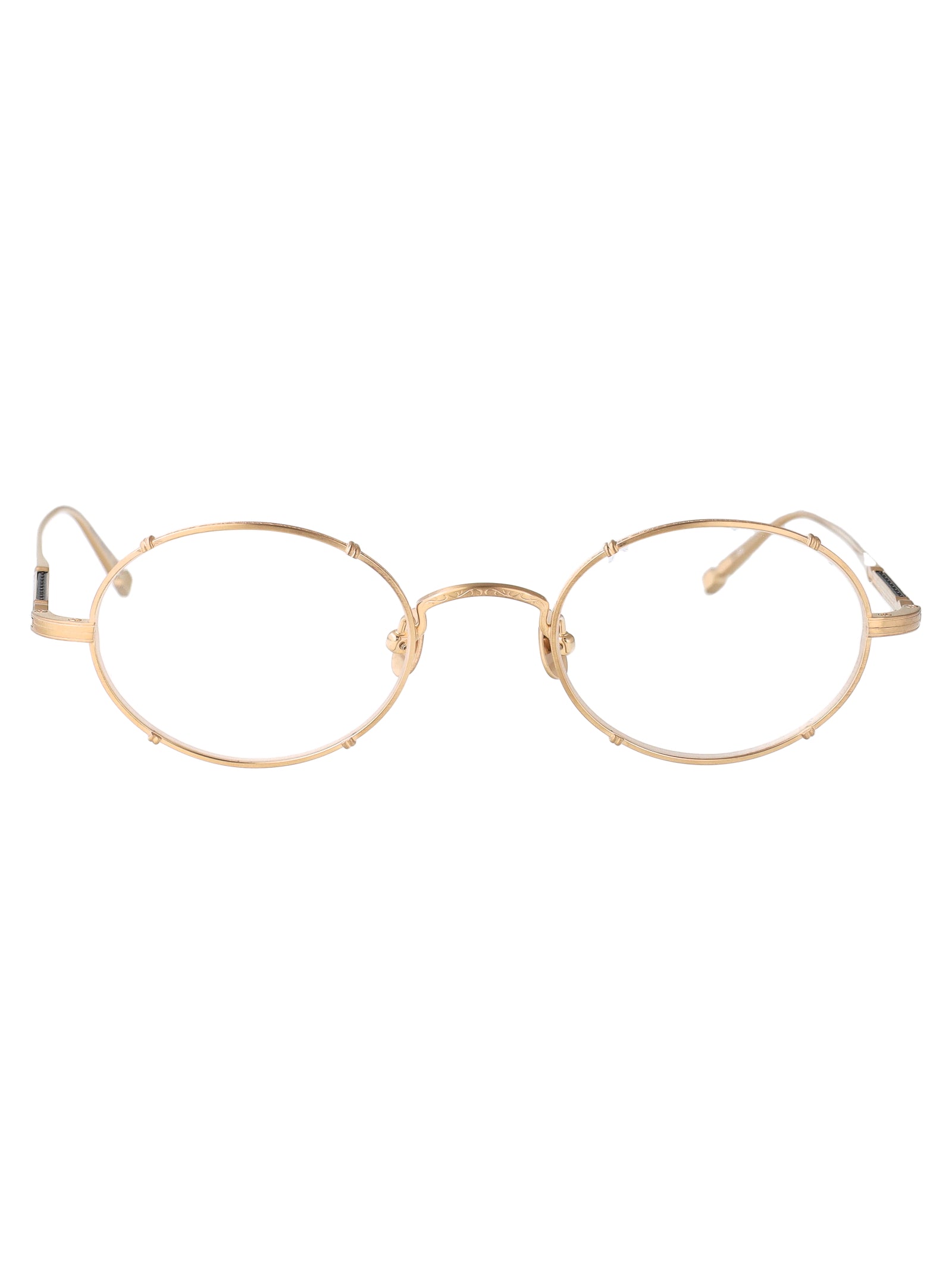 Brushed Gold Metal Glasses