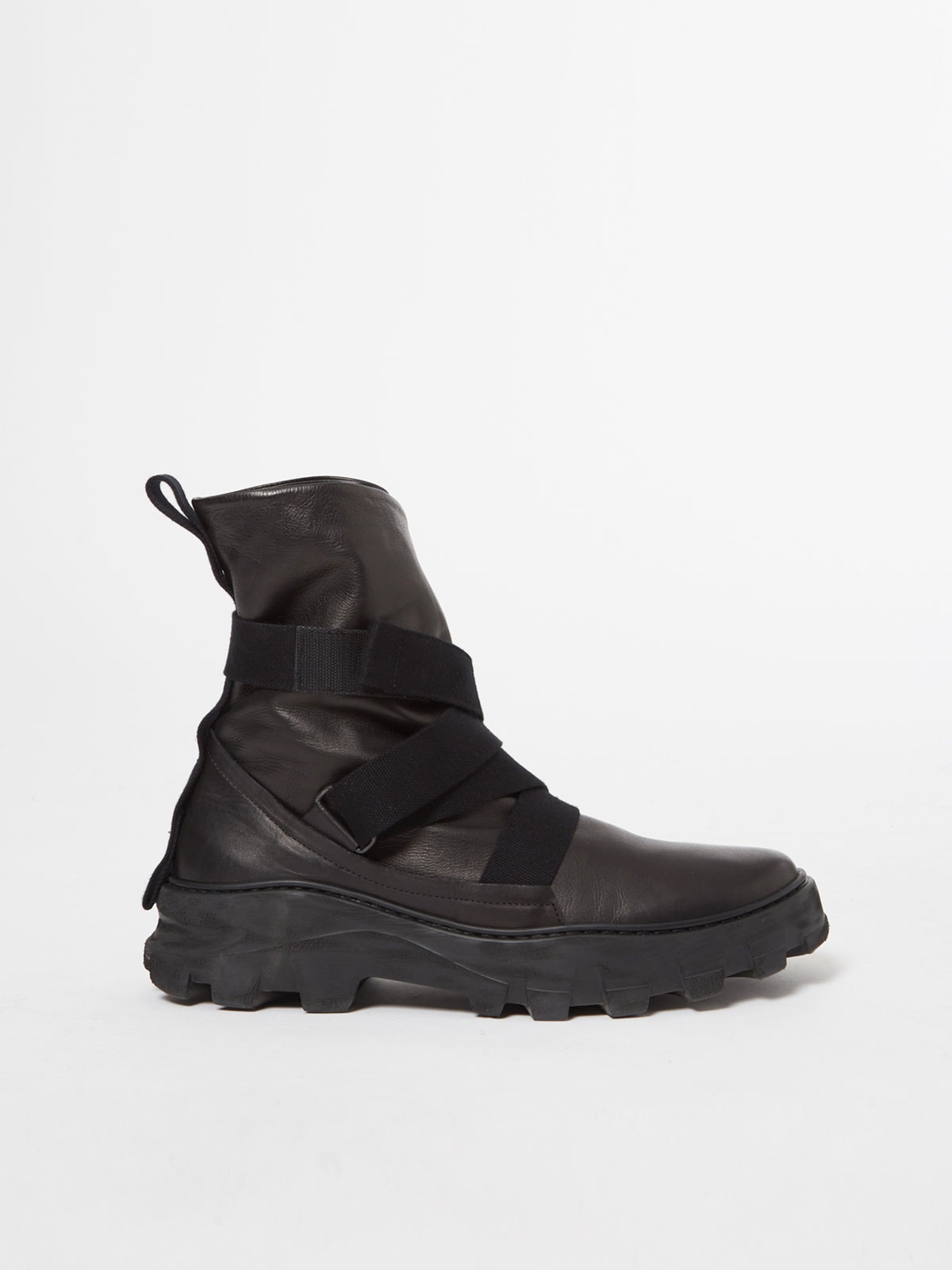 Convertible Leather Ankle Boot