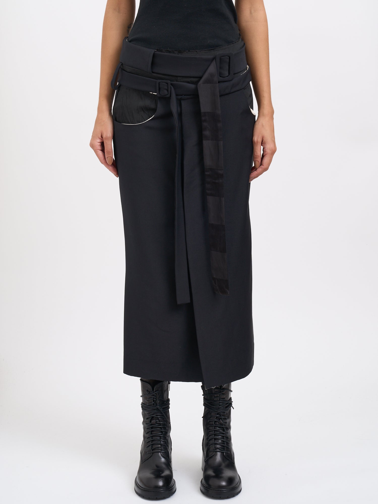 Long Wool Skirt