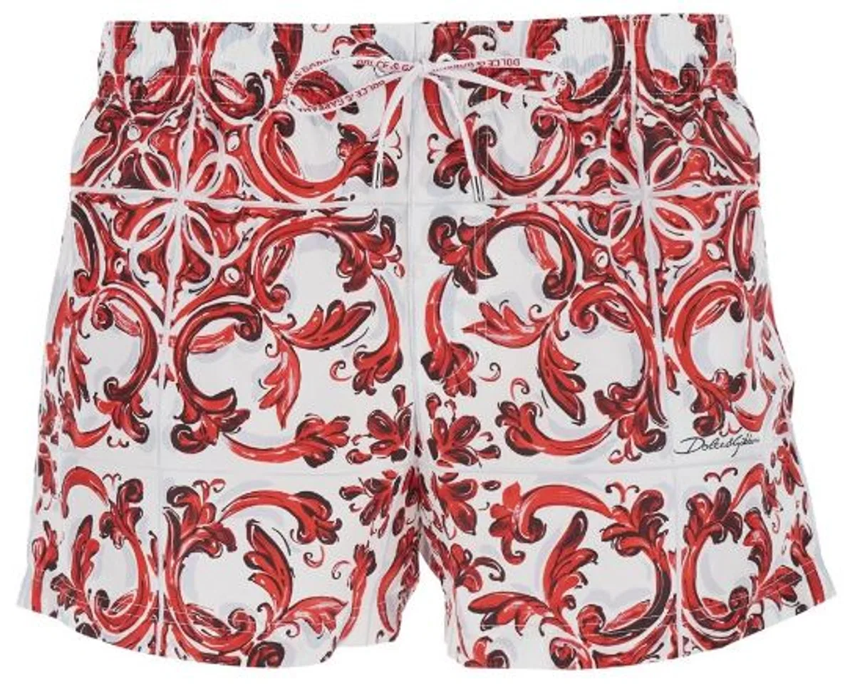 Dolce & Gabbana Patterned Polyamide Swimwear