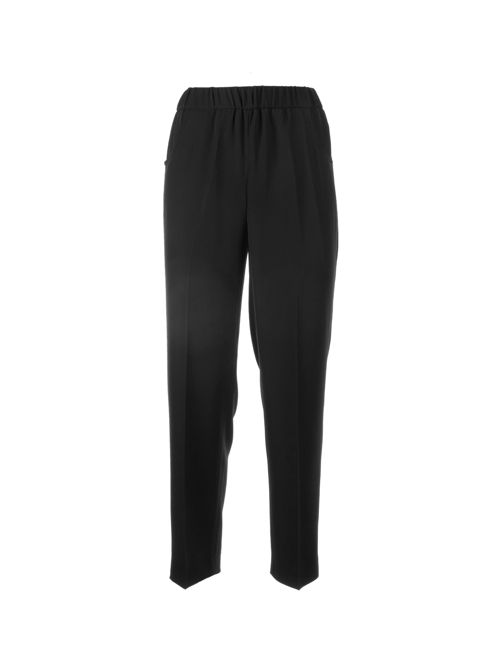Black Elastic Trousers