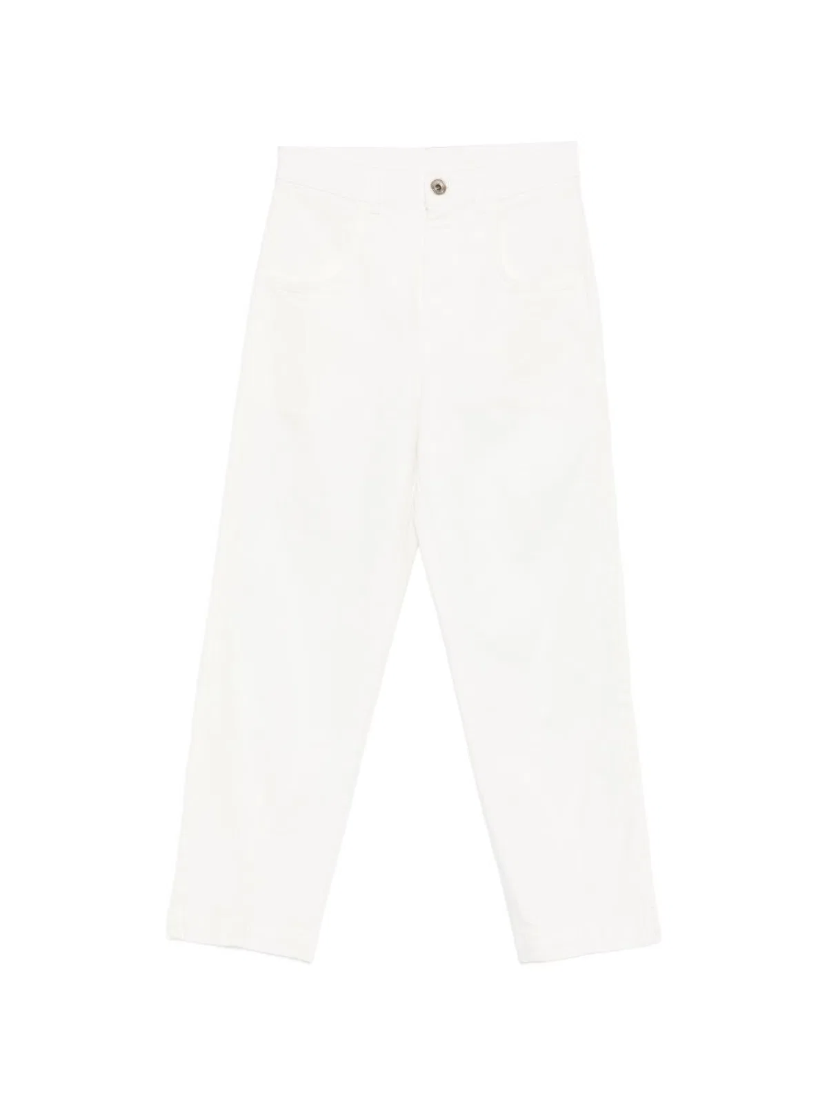 White Cotton Trousers