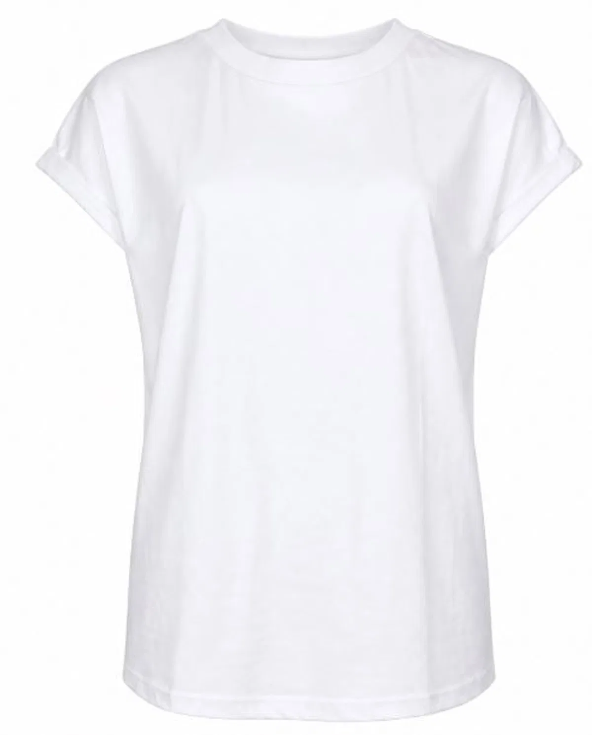 Ivory White Cotton Tee Shirt