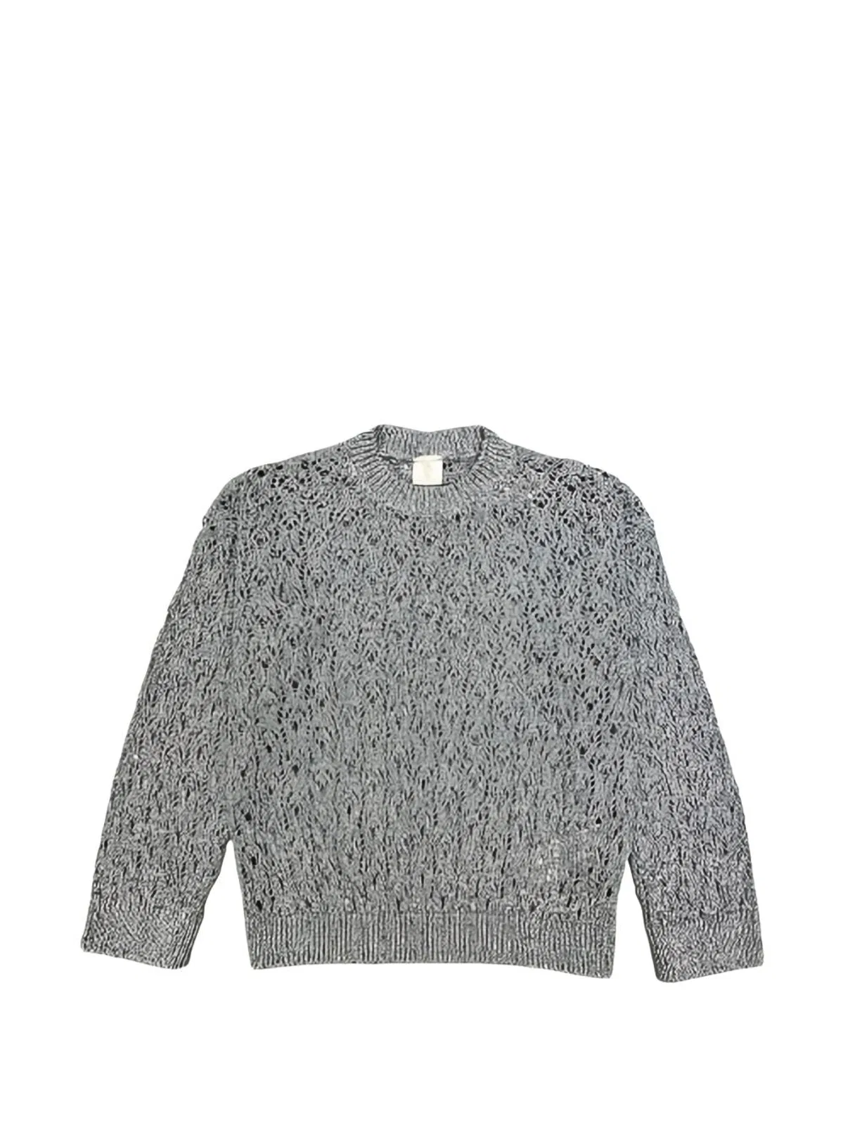 Cloud Grey Cotton Sweater