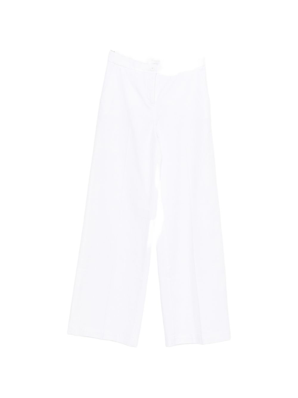 Cotton Wide-Leg Trousers