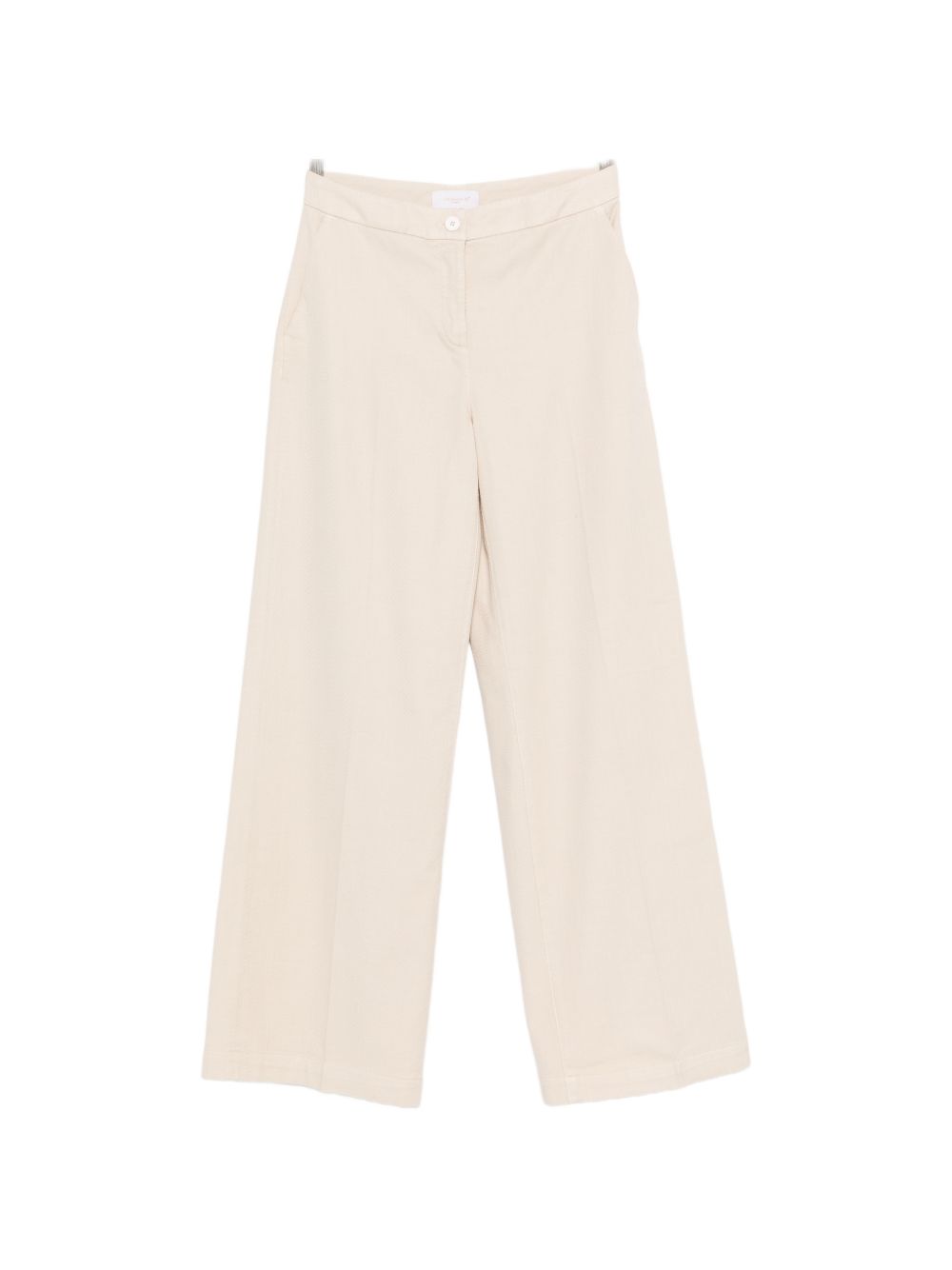 Cotton Wide-Leg Trousers